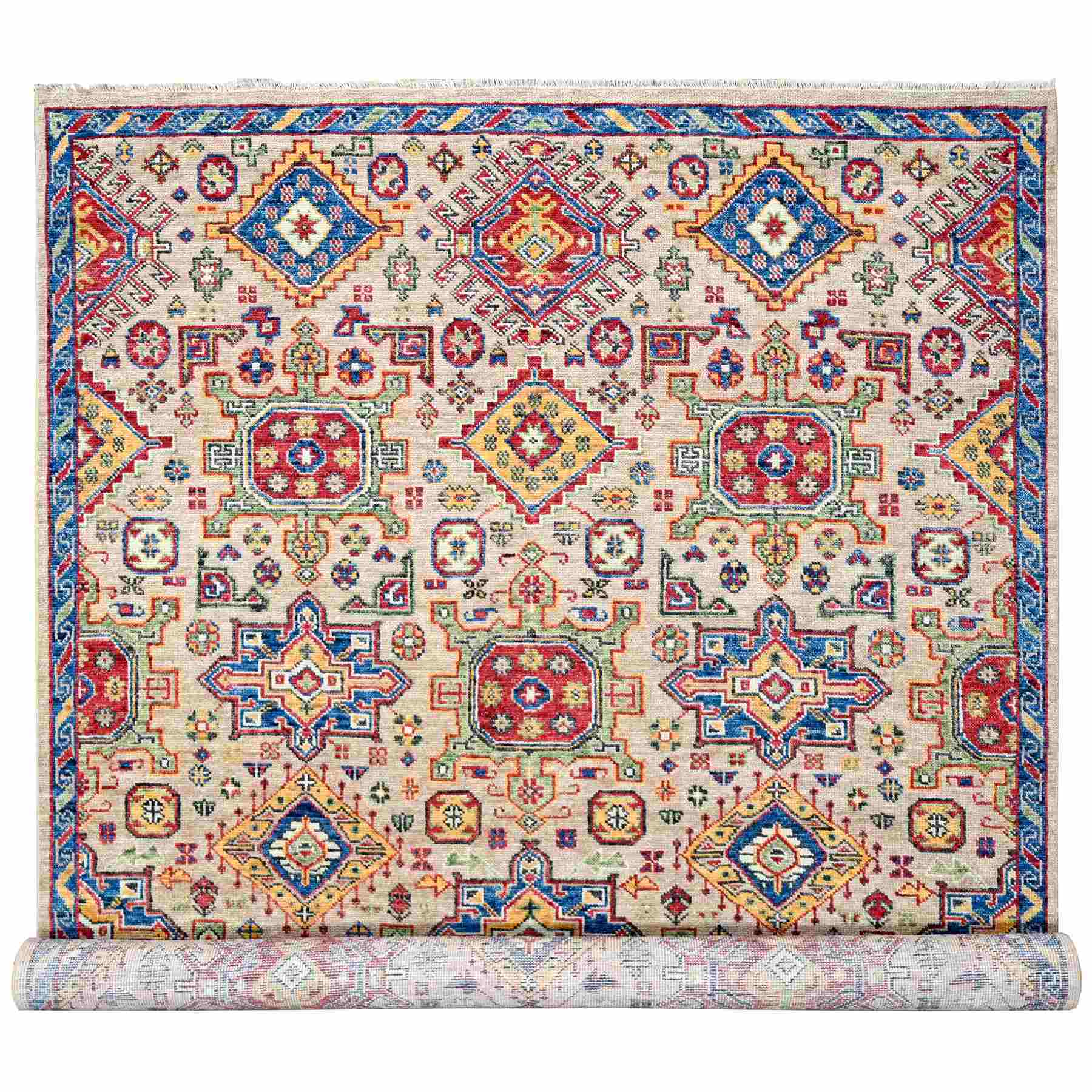 Heriz-Hand-Knotted-Rug-421995