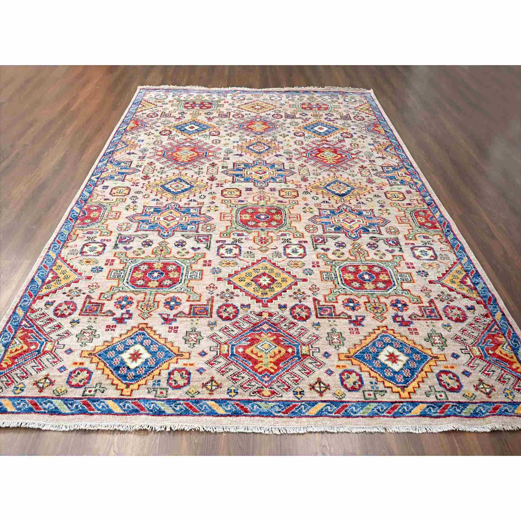 Heriz-Hand-Knotted-Rug-421995