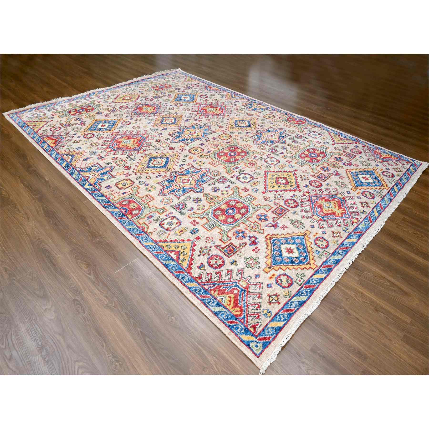 Heriz-Hand-Knotted-Rug-421995