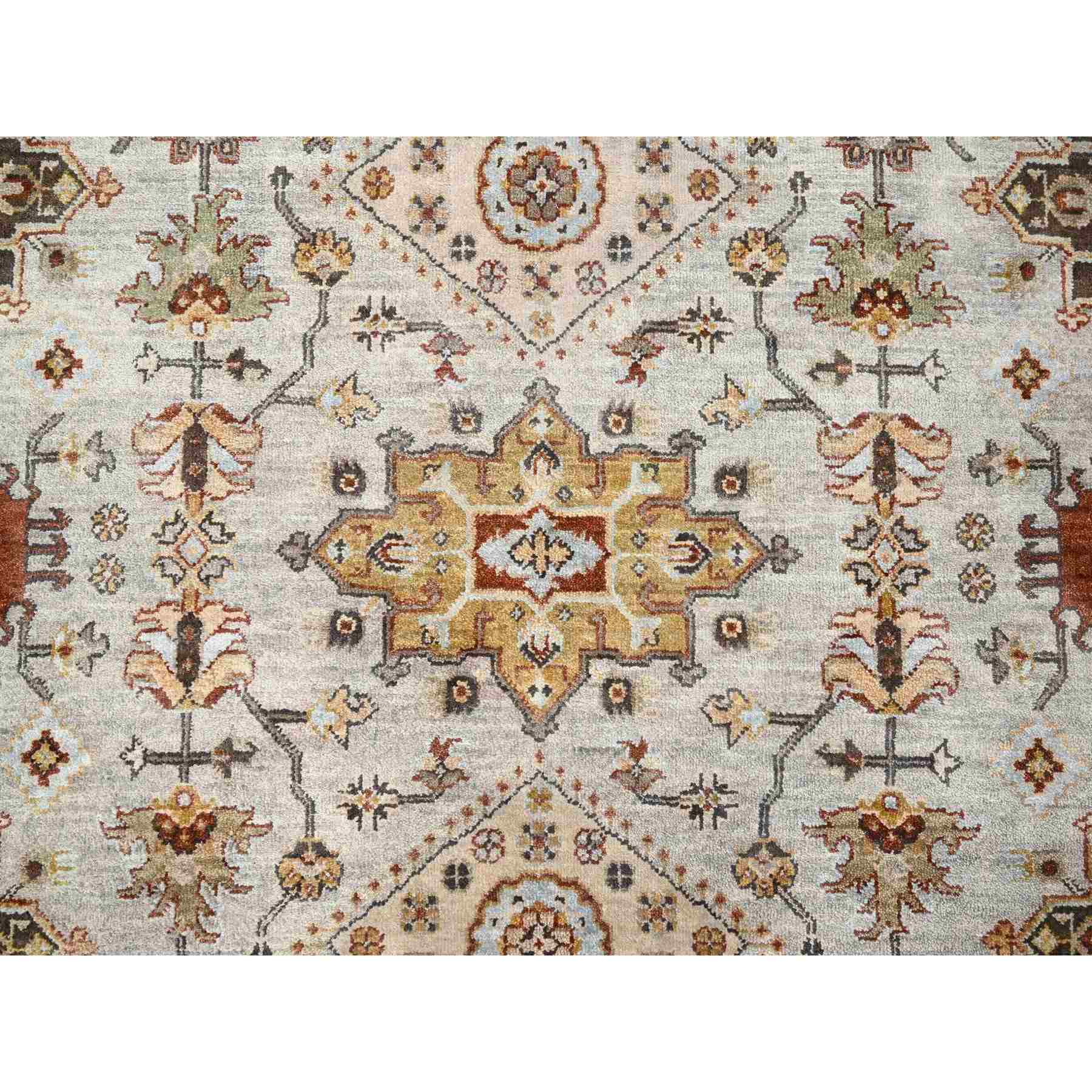 Heriz-Hand-Knotted-Rug-422045