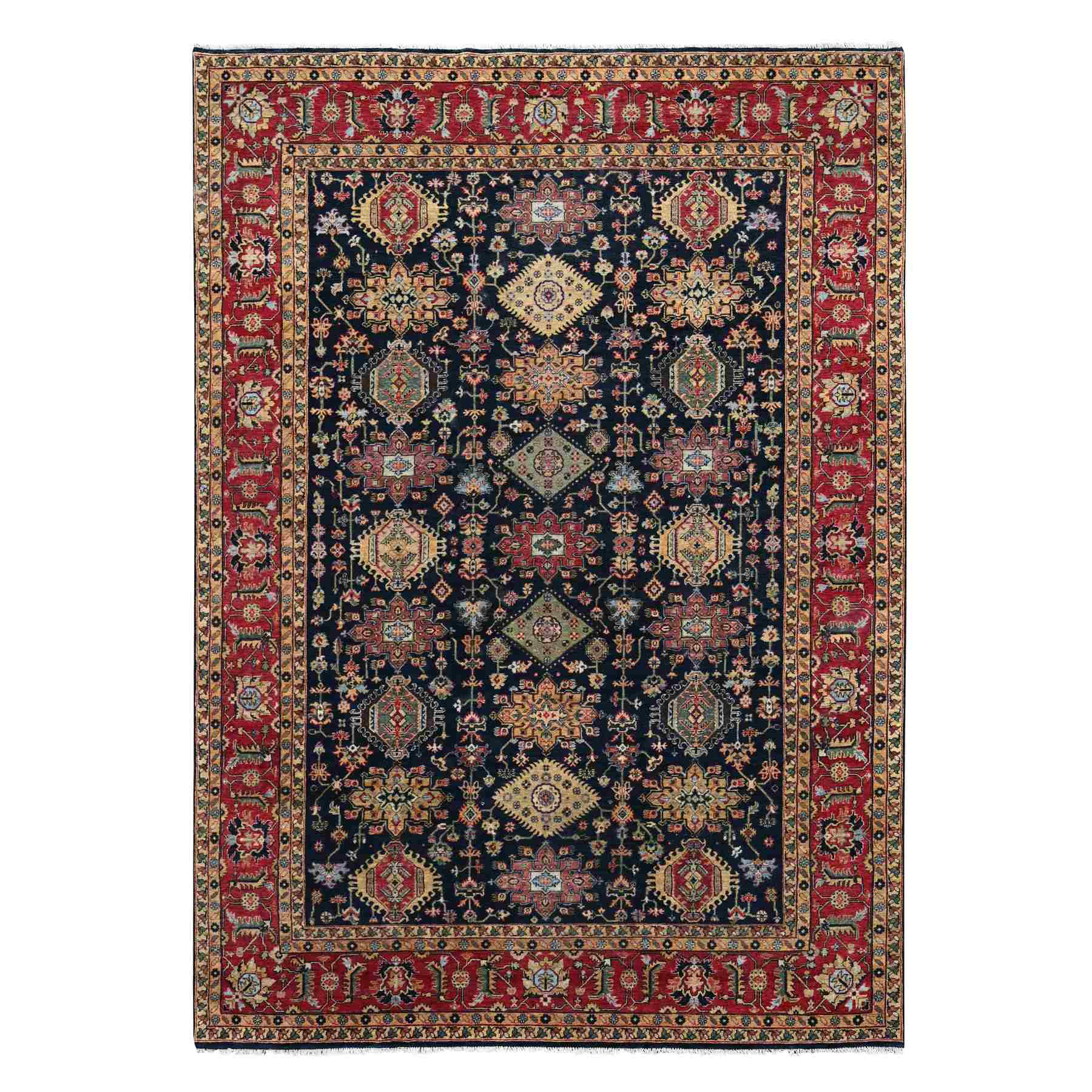 Heriz-Hand-Knotted-Rug-422285