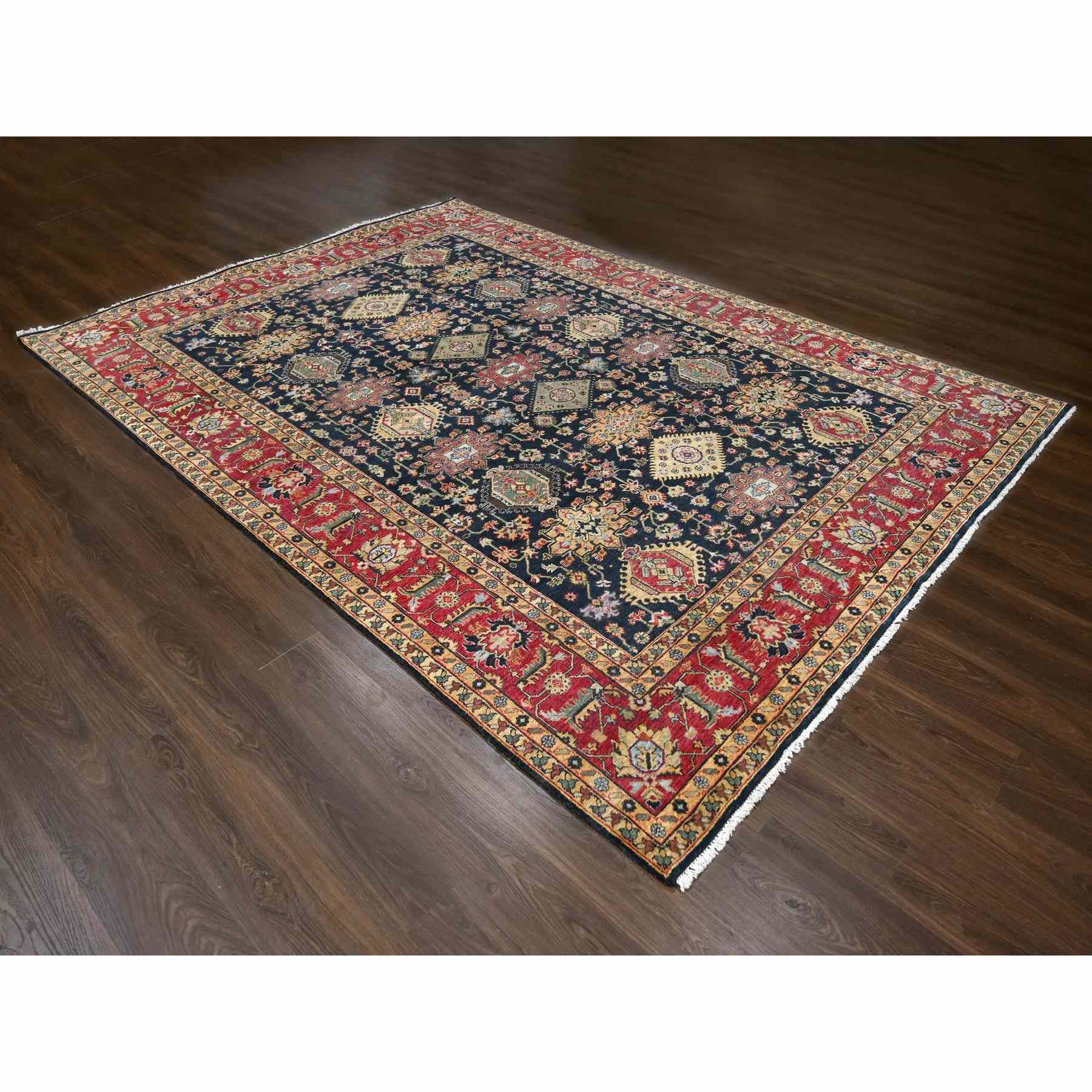 Heriz-Hand-Knotted-Rug-422285