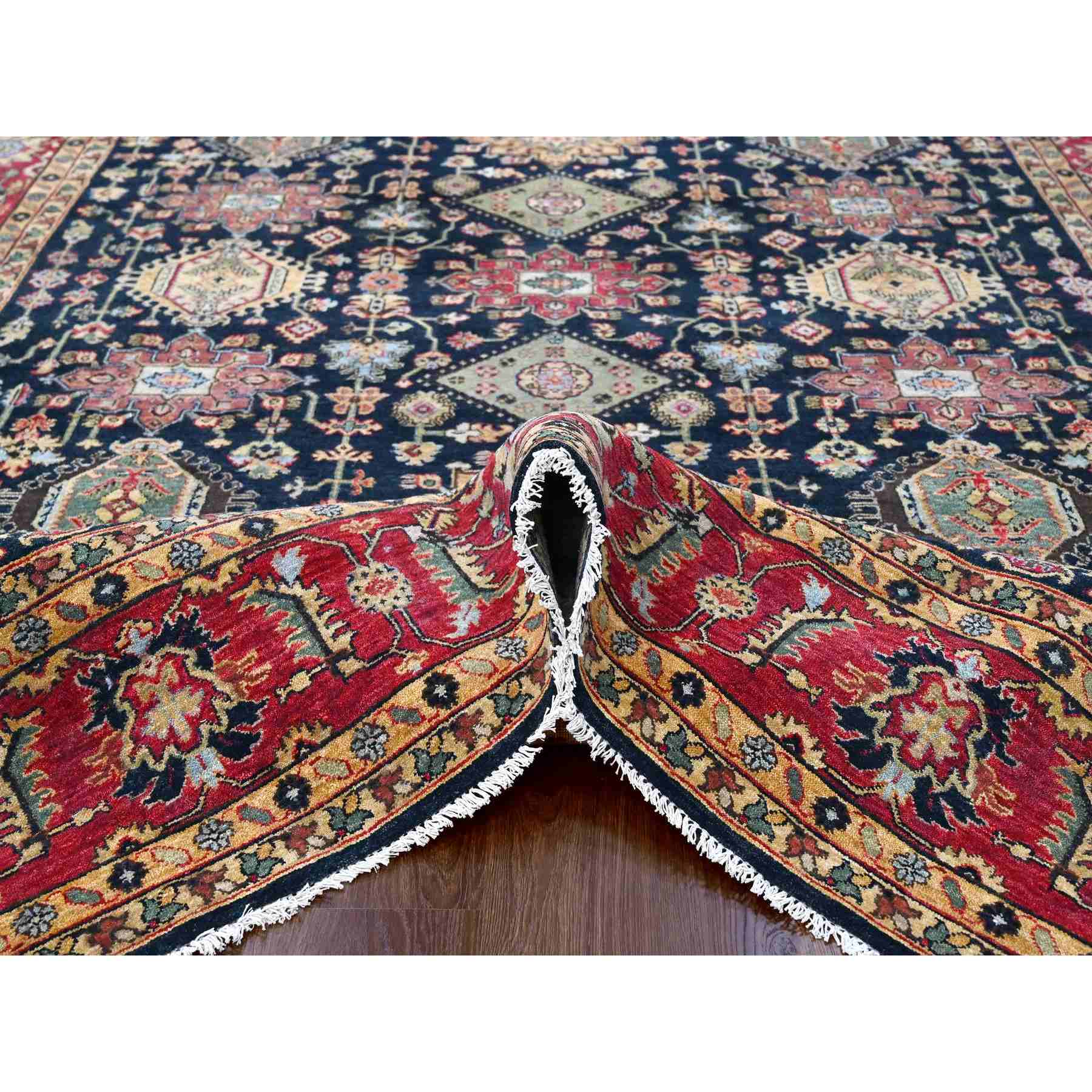 Heriz-Hand-Knotted-Rug-422285