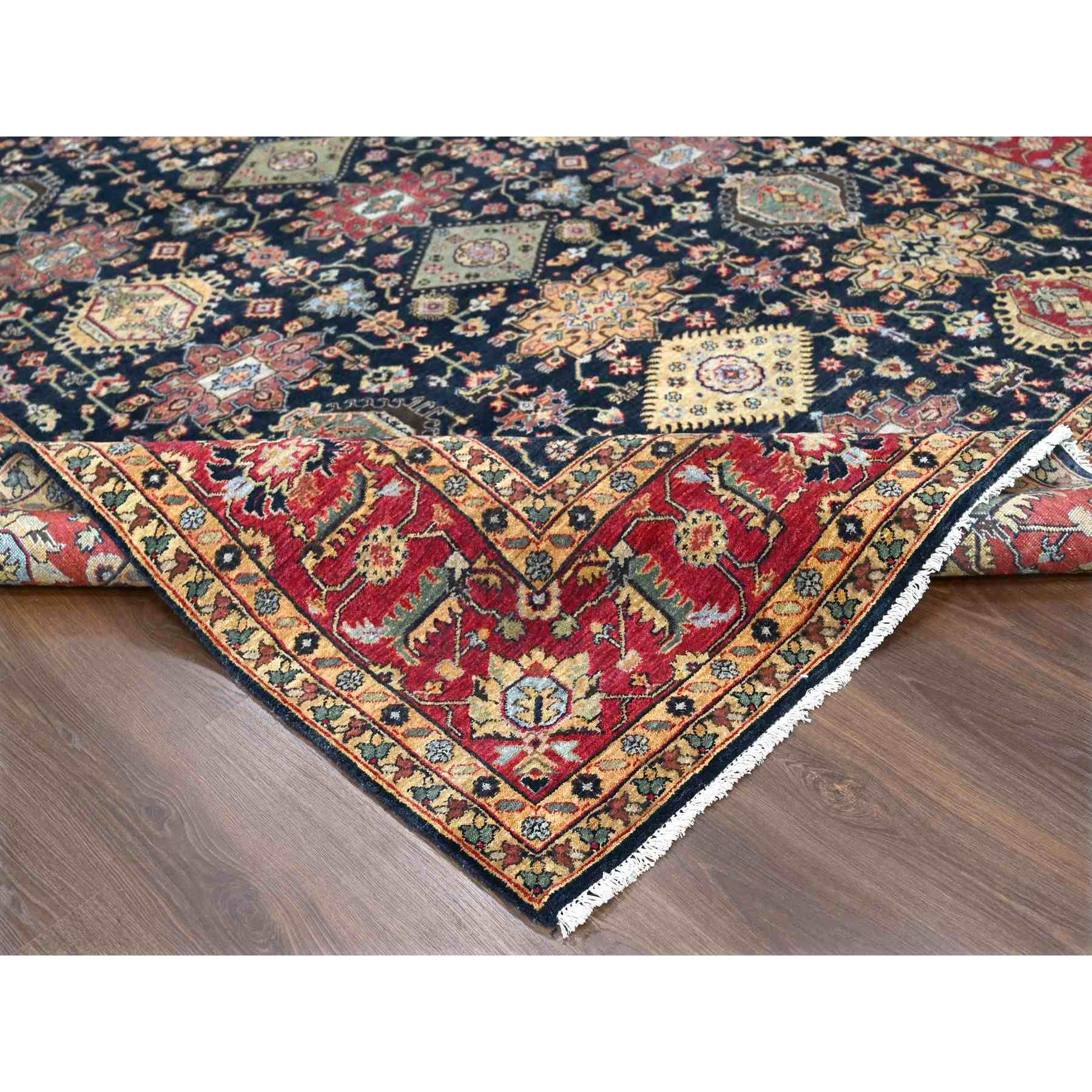Heriz-Hand-Knotted-Rug-422285