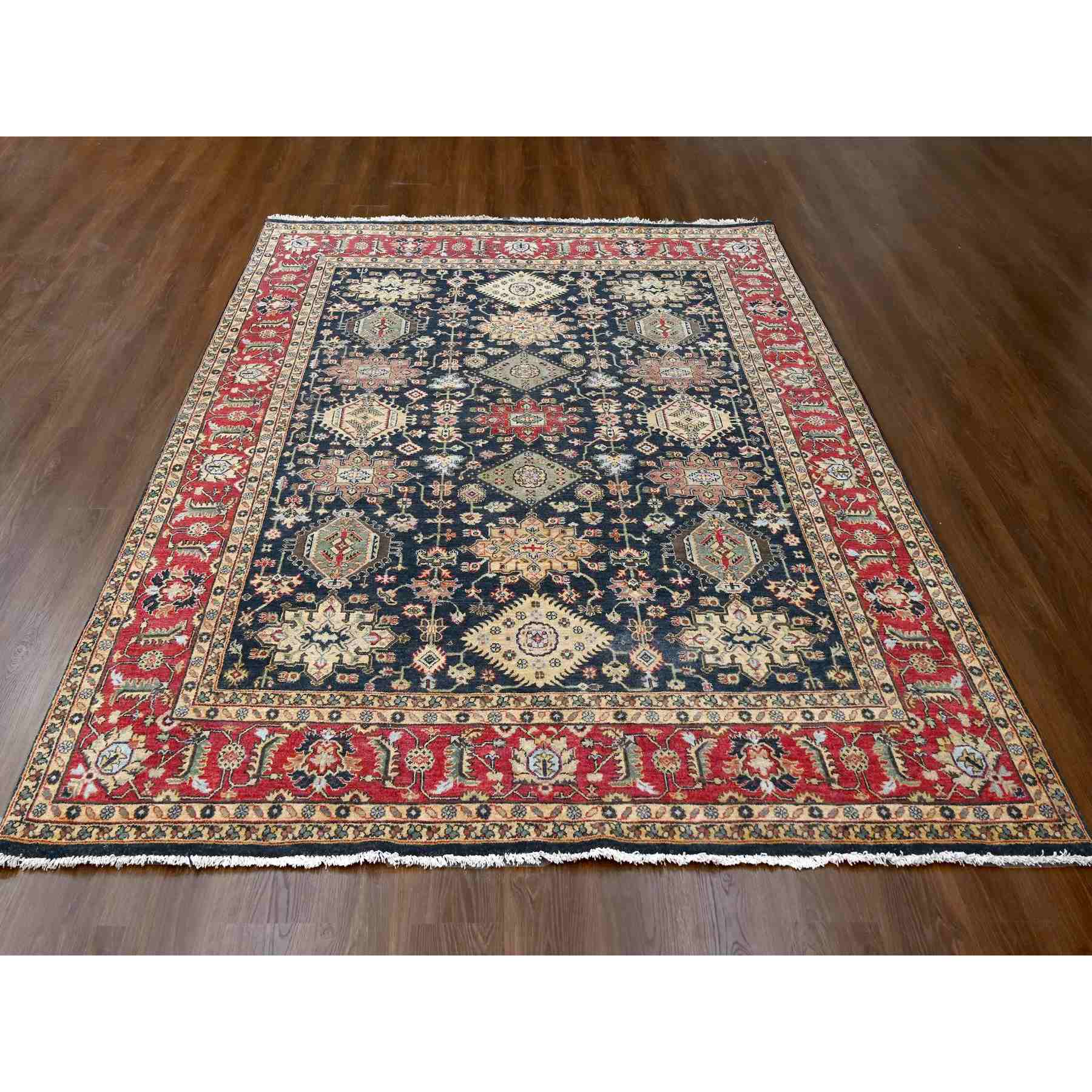 Heriz-Hand-Knotted-Rug-422290