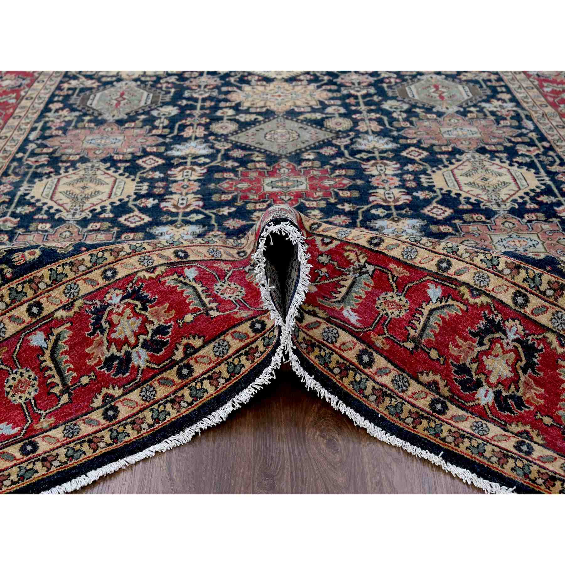 Heriz-Hand-Knotted-Rug-422290
