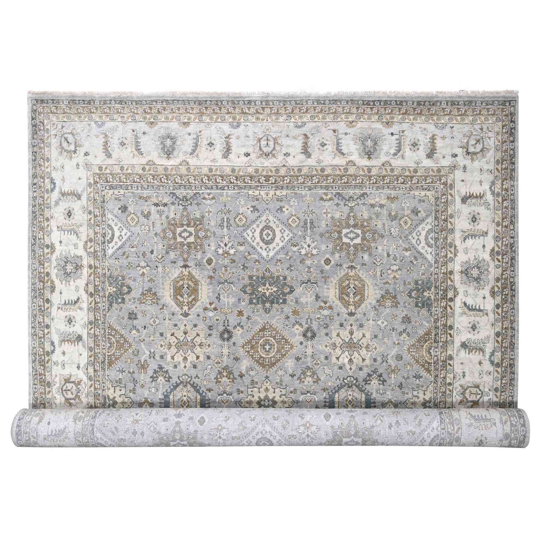 Heriz-Hand-Knotted-Rug-422295
