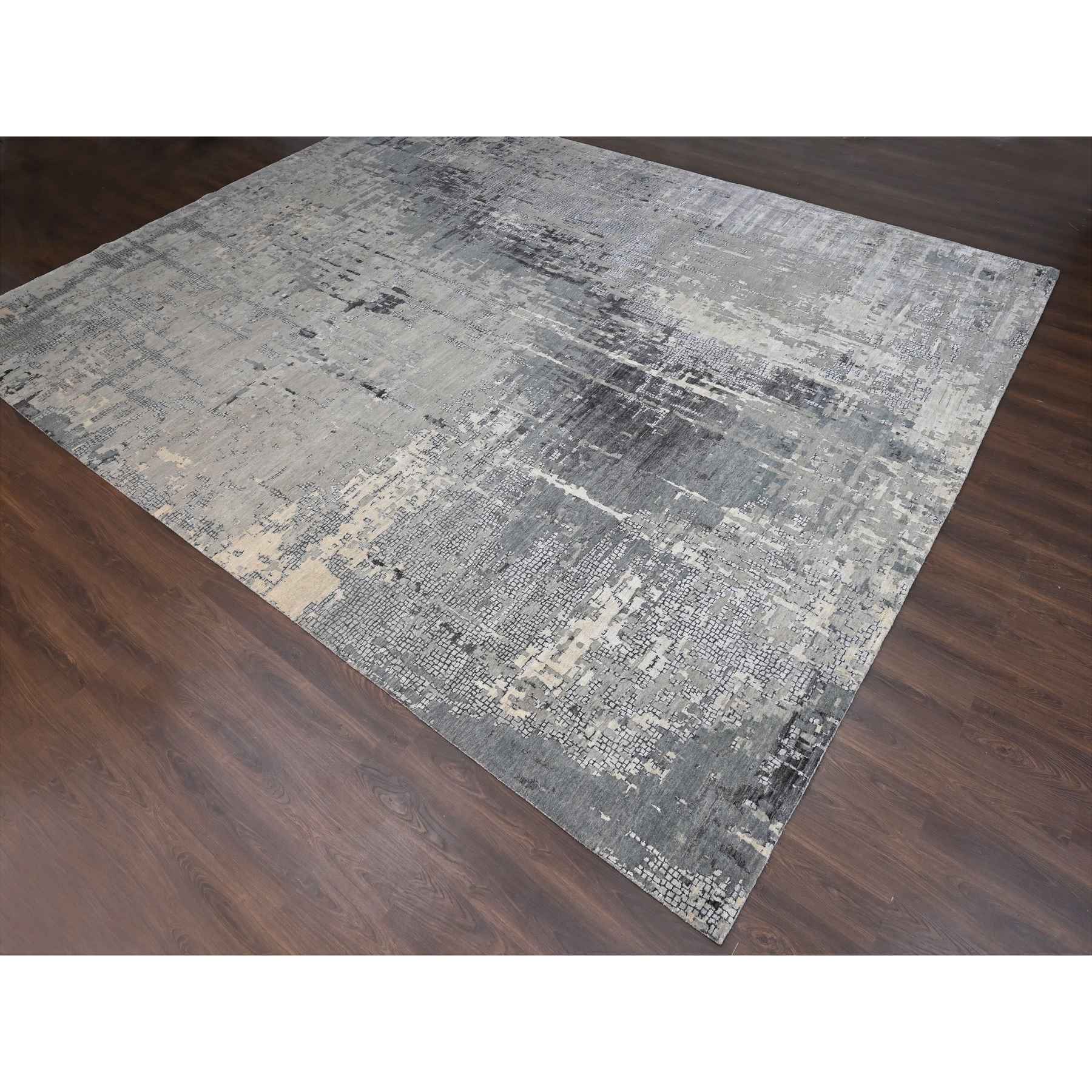 Modern-and-Contemporary-Hand-Knotted-Rug-420155