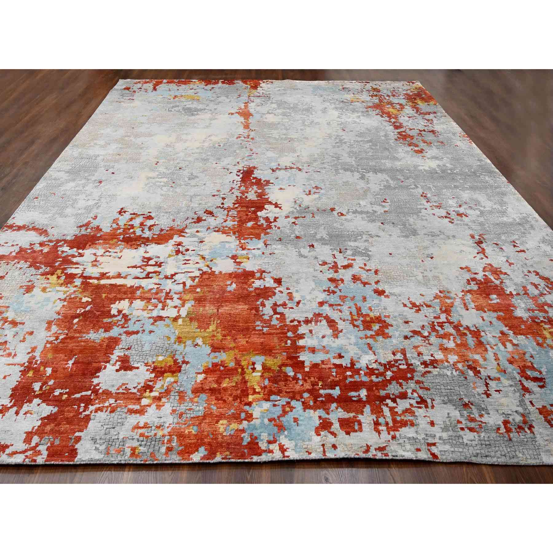Modern-and-Contemporary-Hand-Knotted-Rug-422275