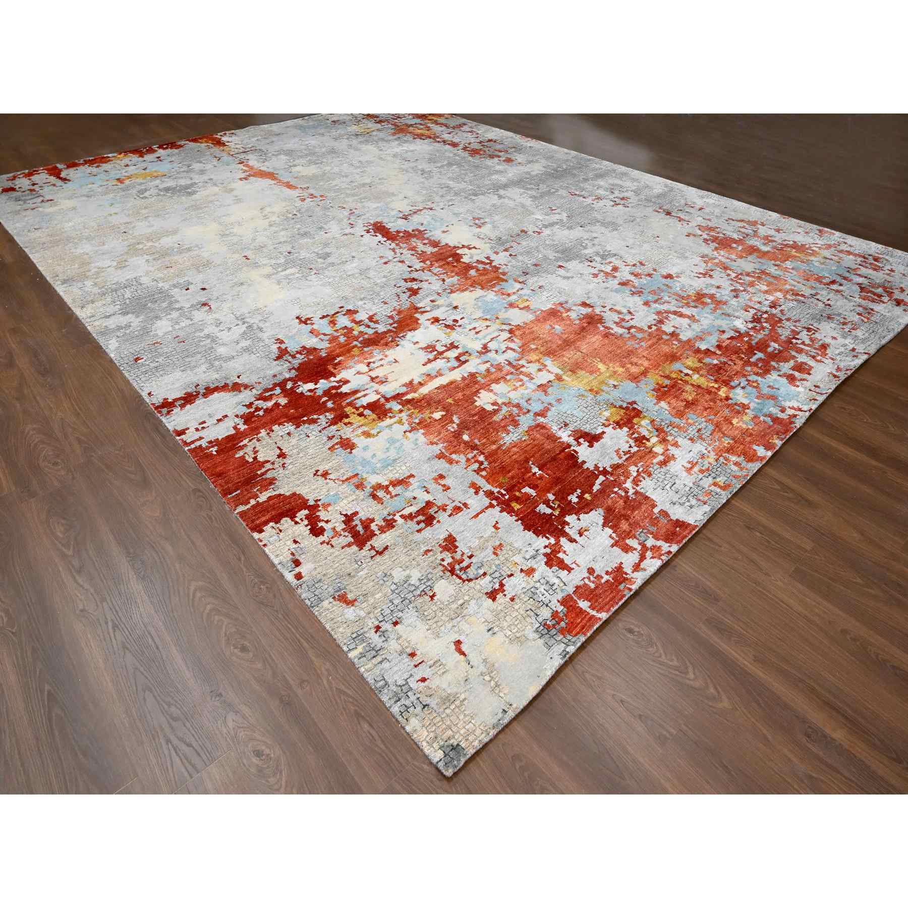 Modern-and-Contemporary-Hand-Knotted-Rug-422275