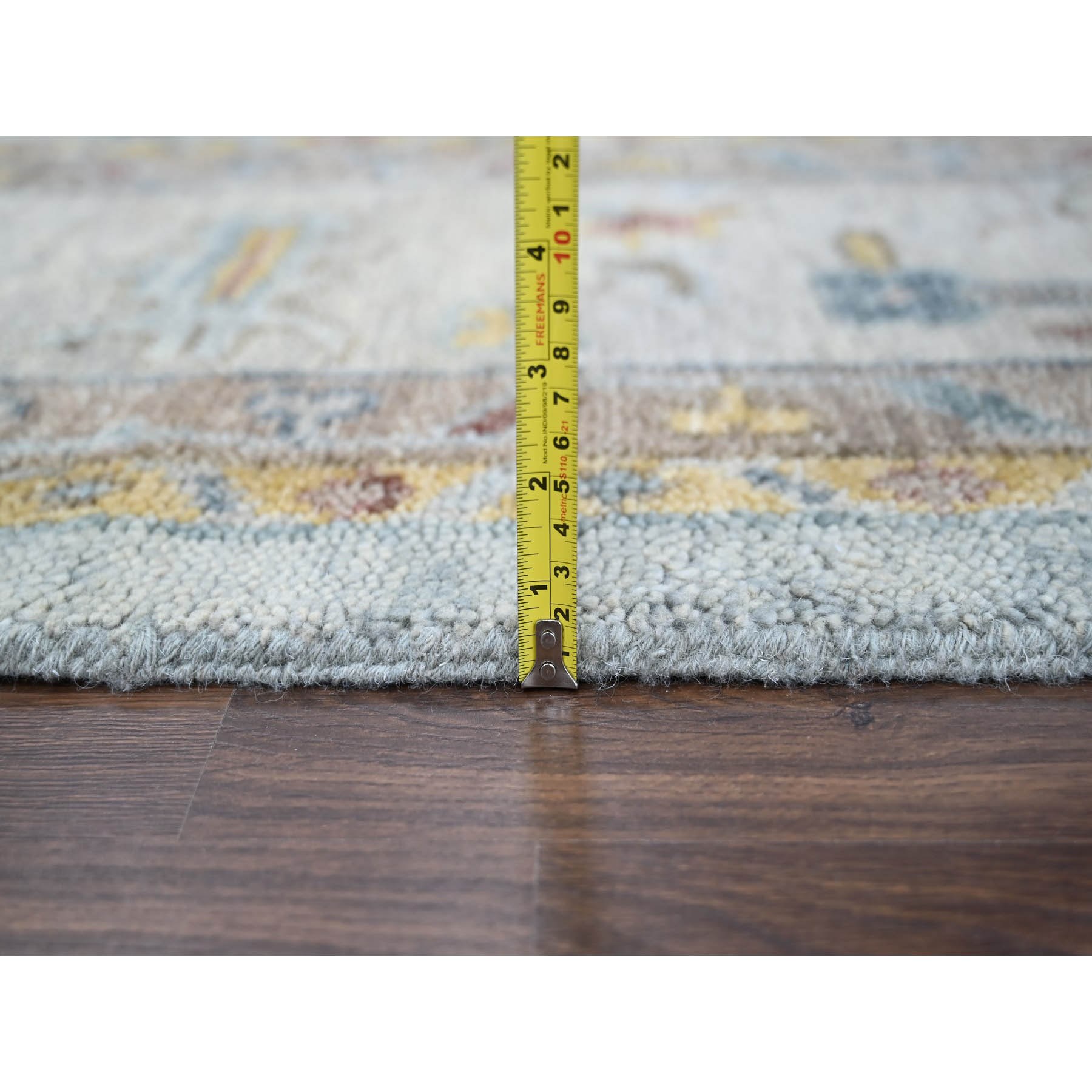 Oushak-And-Peshawar-Hand-Knotted-Rug-420490