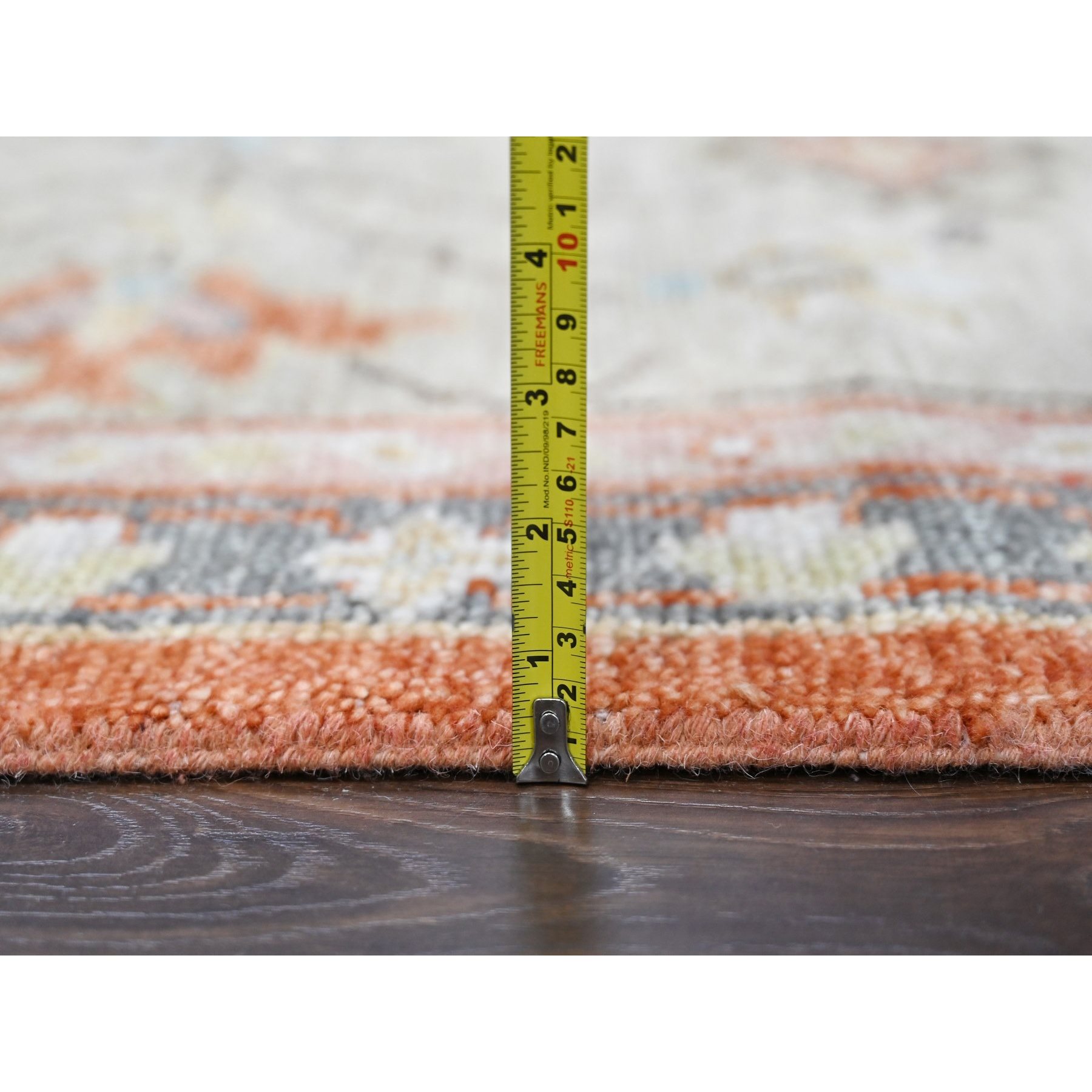 Oushak-And-Peshawar-Hand-Knotted-Rug-421790