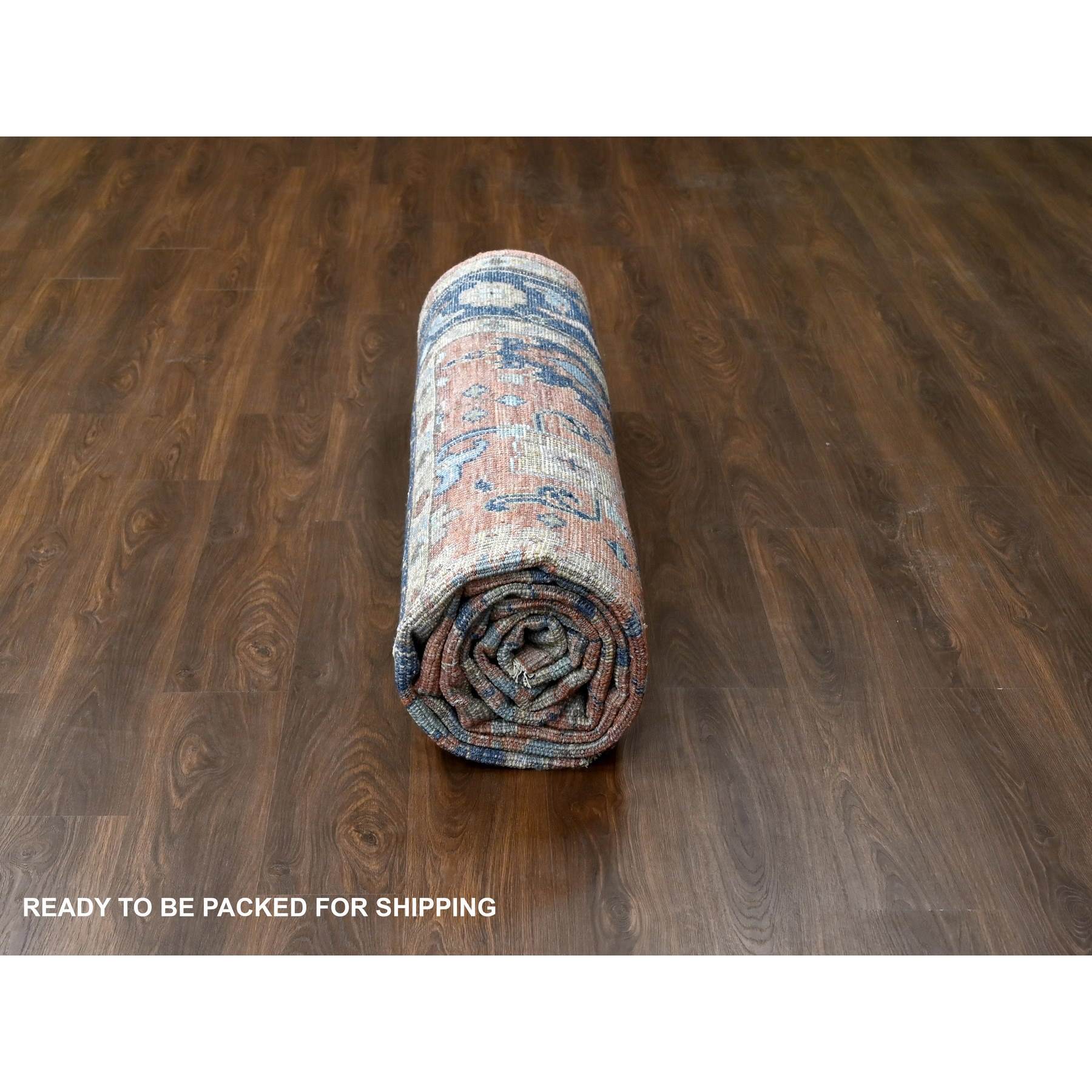 Oushak-And-Peshawar-Hand-Knotted-Rug-421855