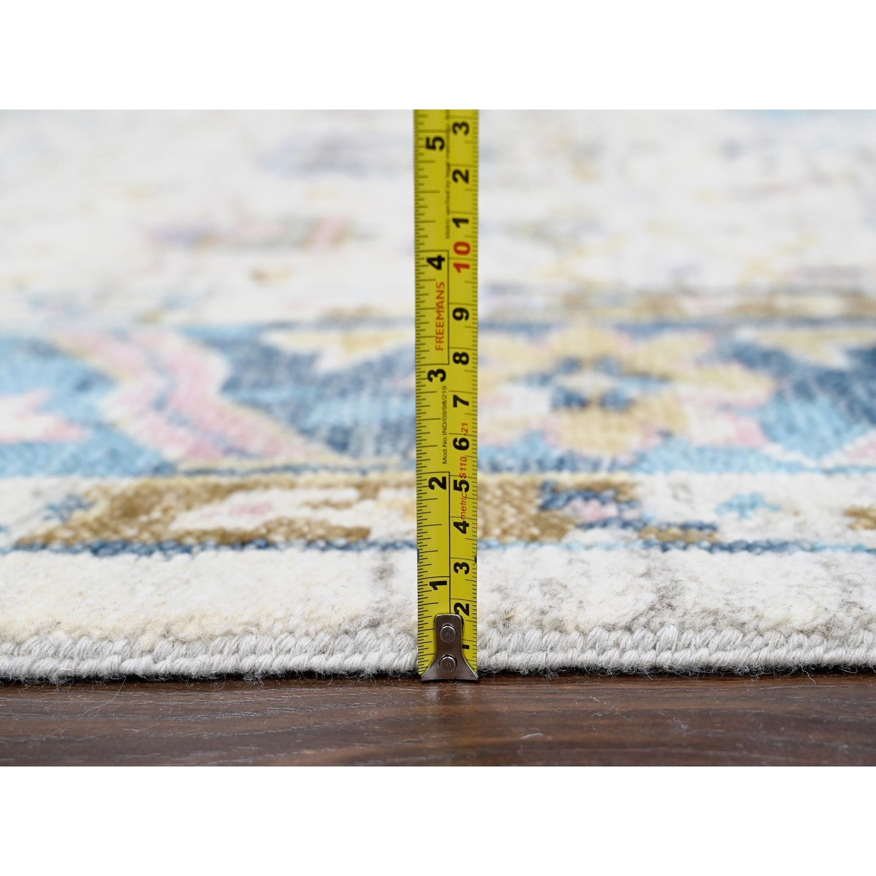 Oushak-And-Peshawar-Hand-Knotted-Rug-421900