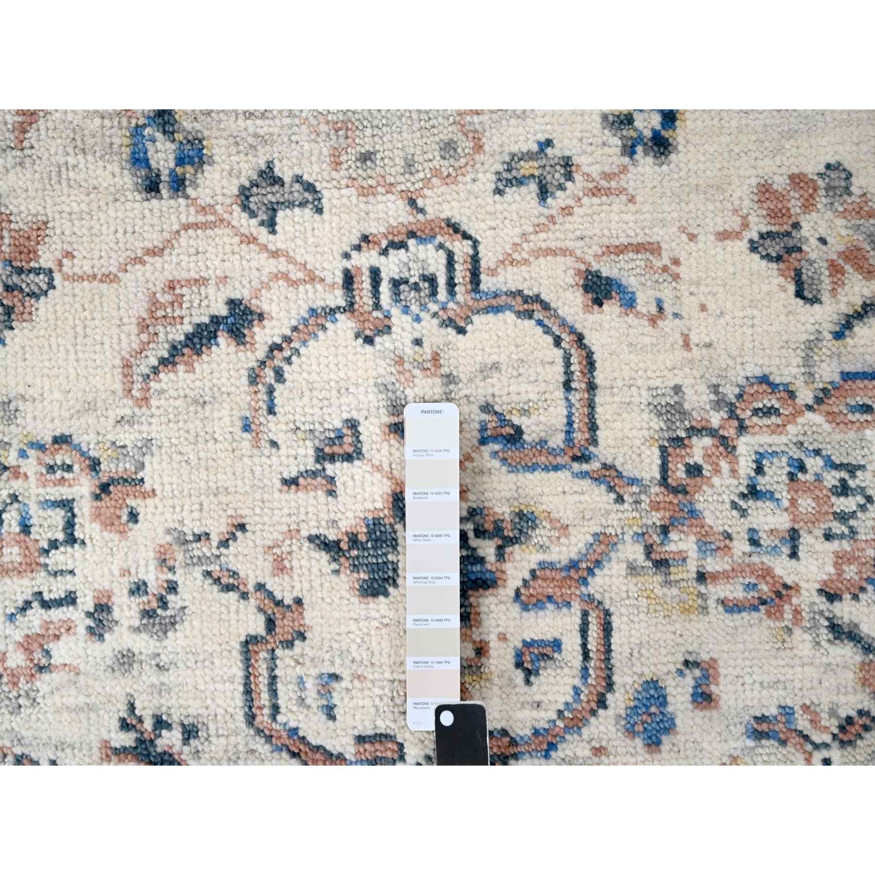 Oushak-And-Peshawar-Hand-Knotted-Rug-422000