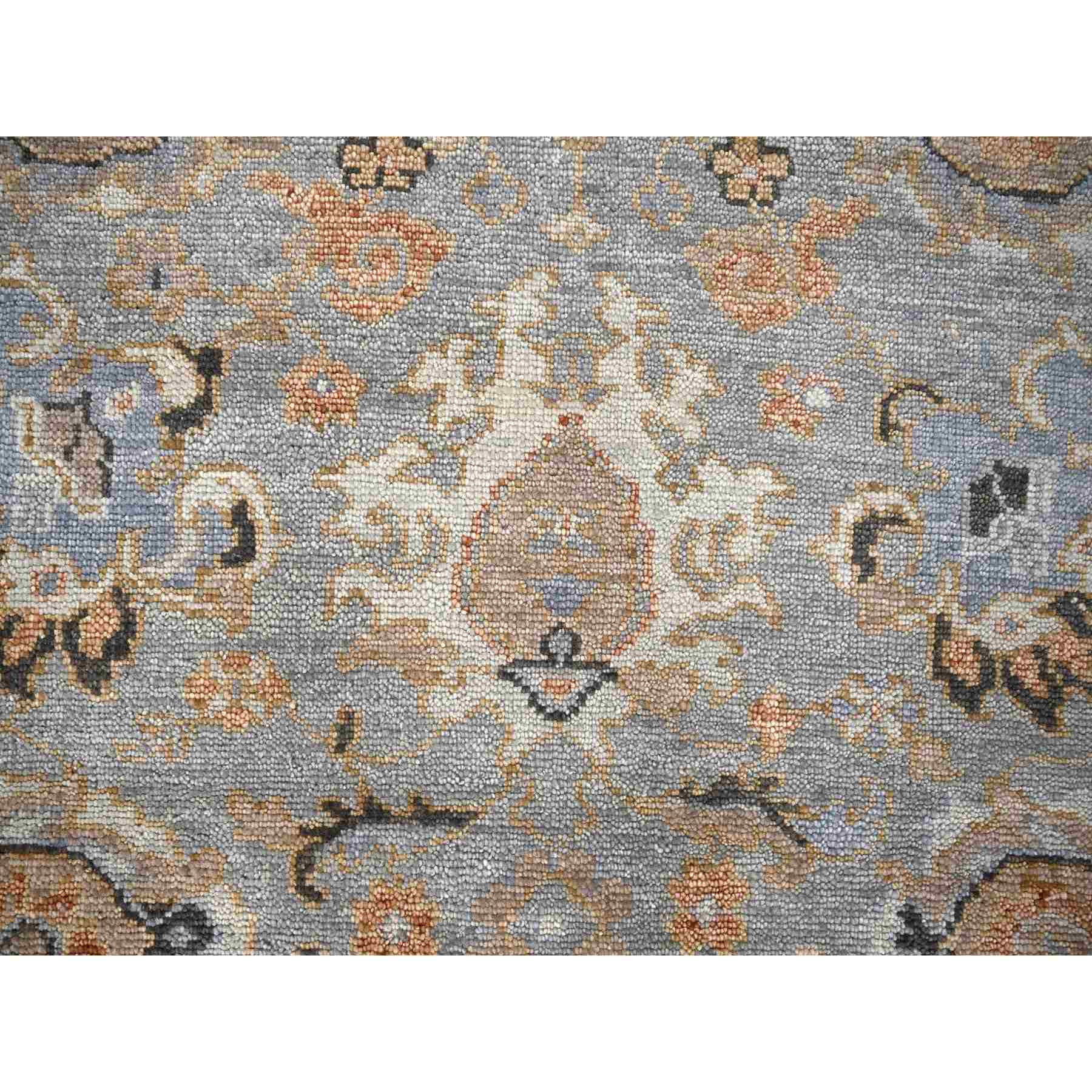 Oushak-And-Peshawar-Hand-Knotted-Rug-422015