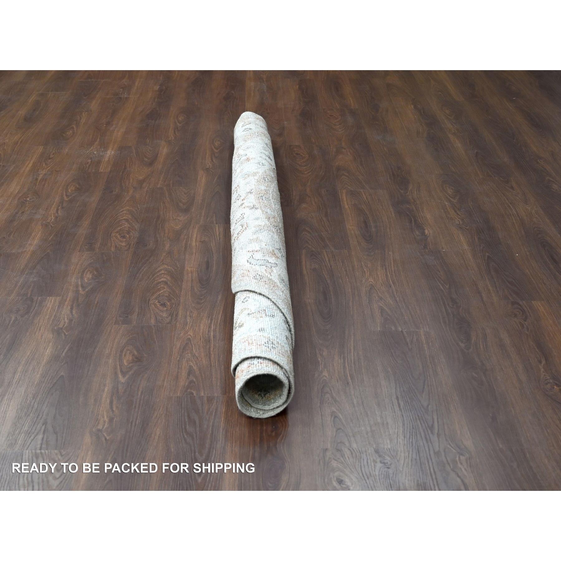 Oushak-And-Peshawar-Hand-Knotted-Rug-422015