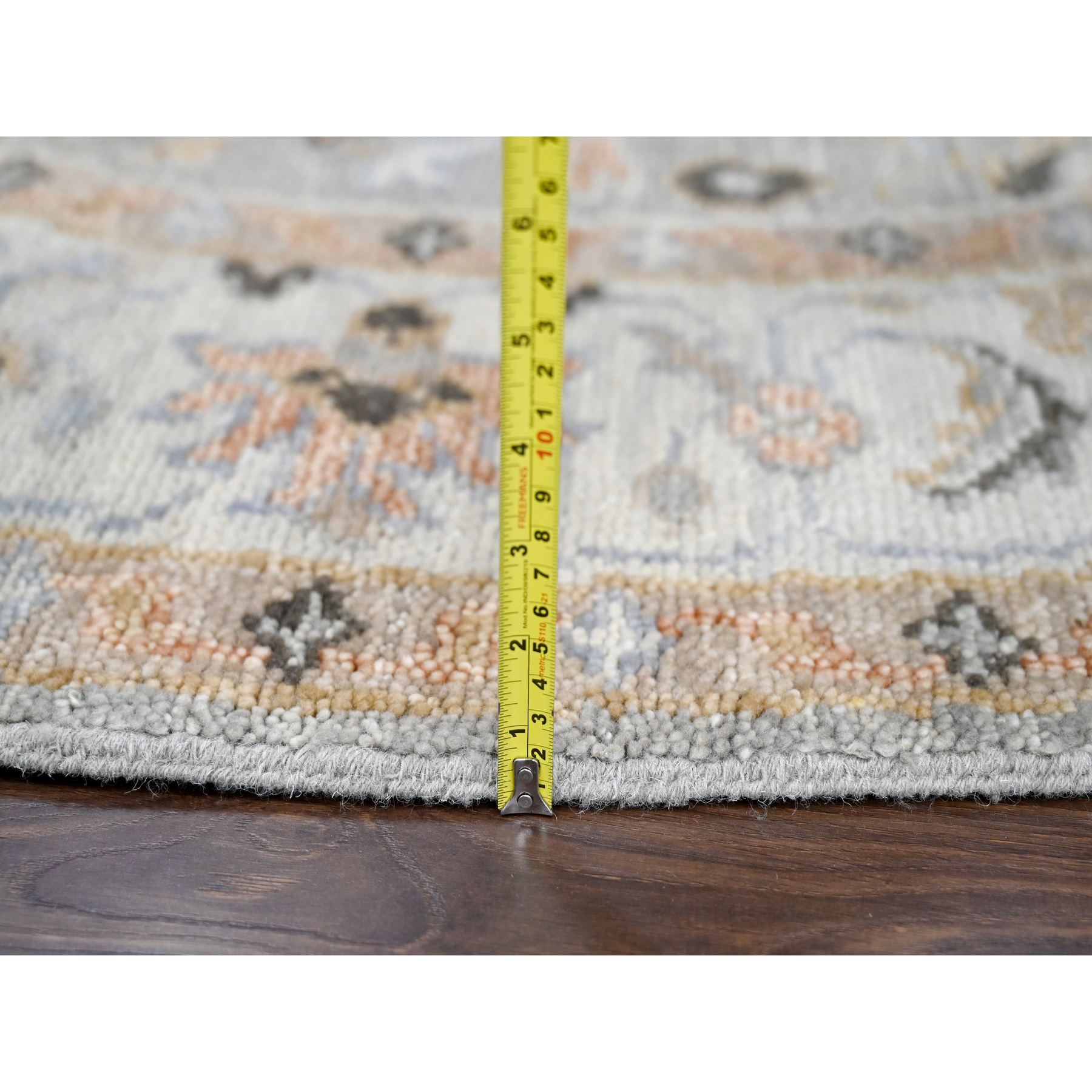 Oushak-And-Peshawar-Hand-Knotted-Rug-422015