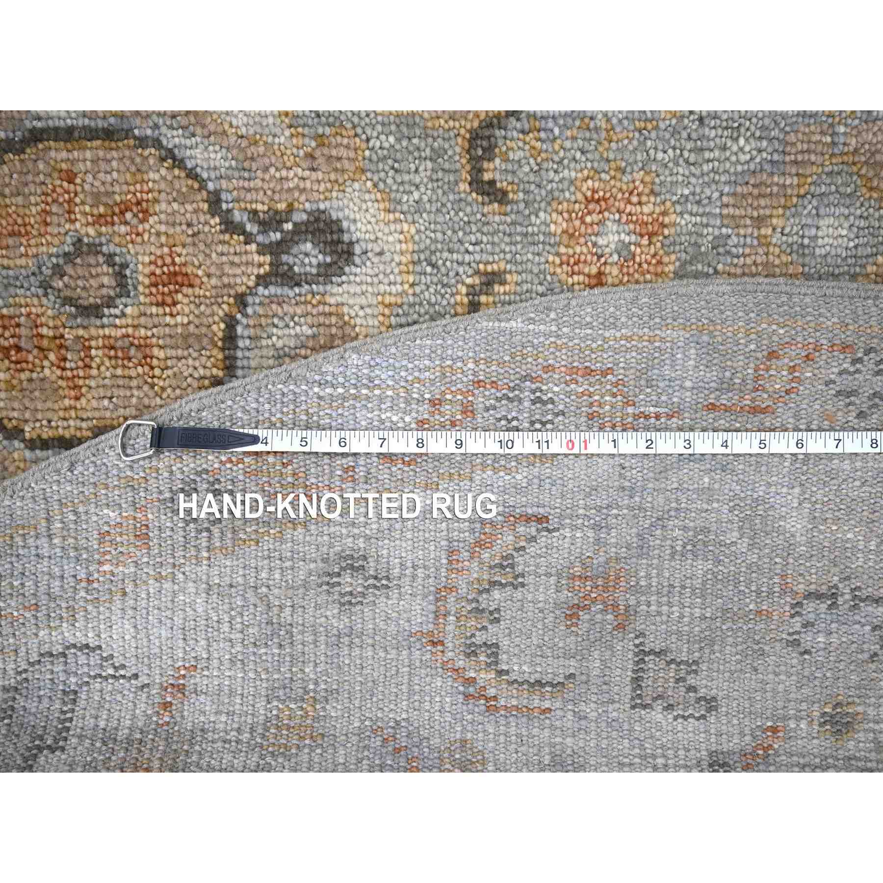 Oushak-And-Peshawar-Hand-Knotted-Rug-422015
