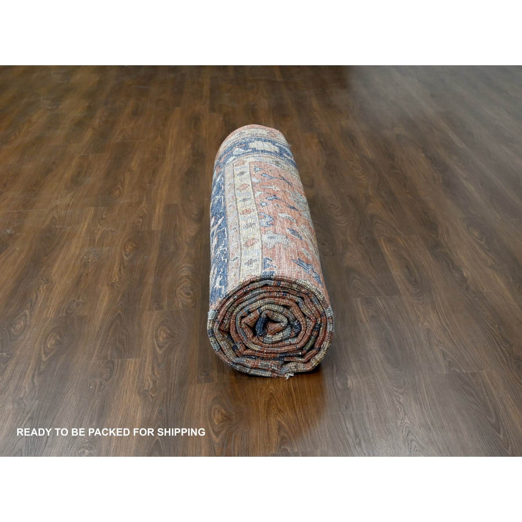 Oushak-And-Peshawar-Hand-Knotted-Rug-422335