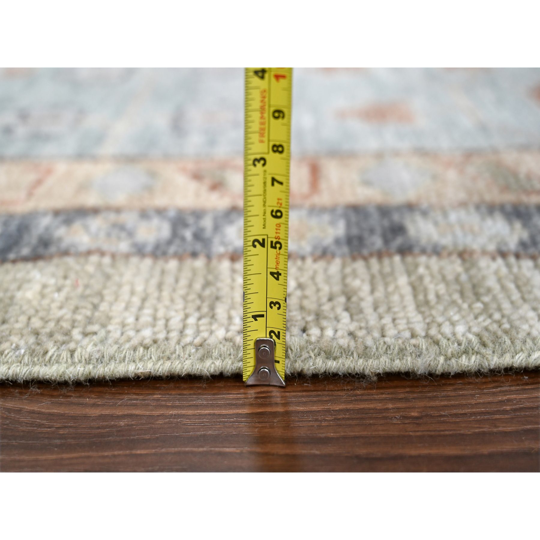 Oushak-And-Peshawar-Hand-Knotted-Rug-422445