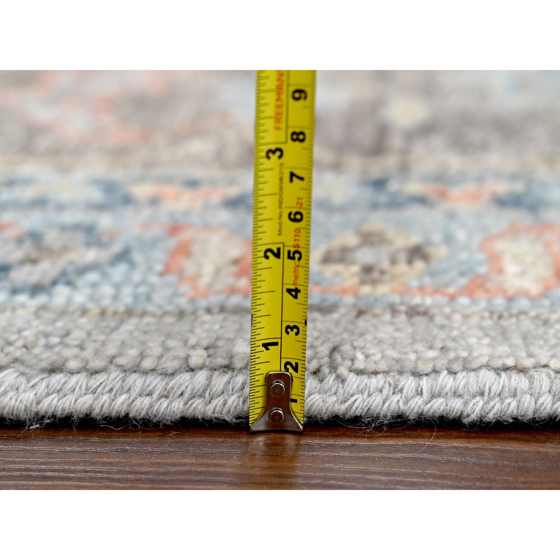 Oushak-And-Peshawar-Hand-Knotted-Rug-422455