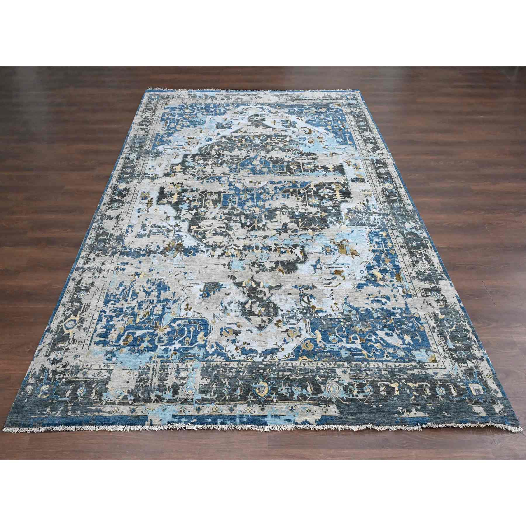 Transitional-Hand-Knotted-Rug-420640