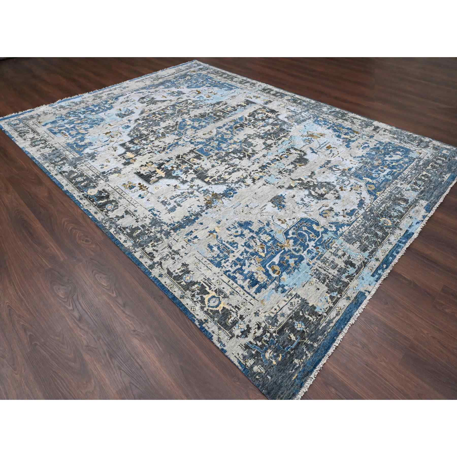 Transitional-Hand-Knotted-Rug-420640