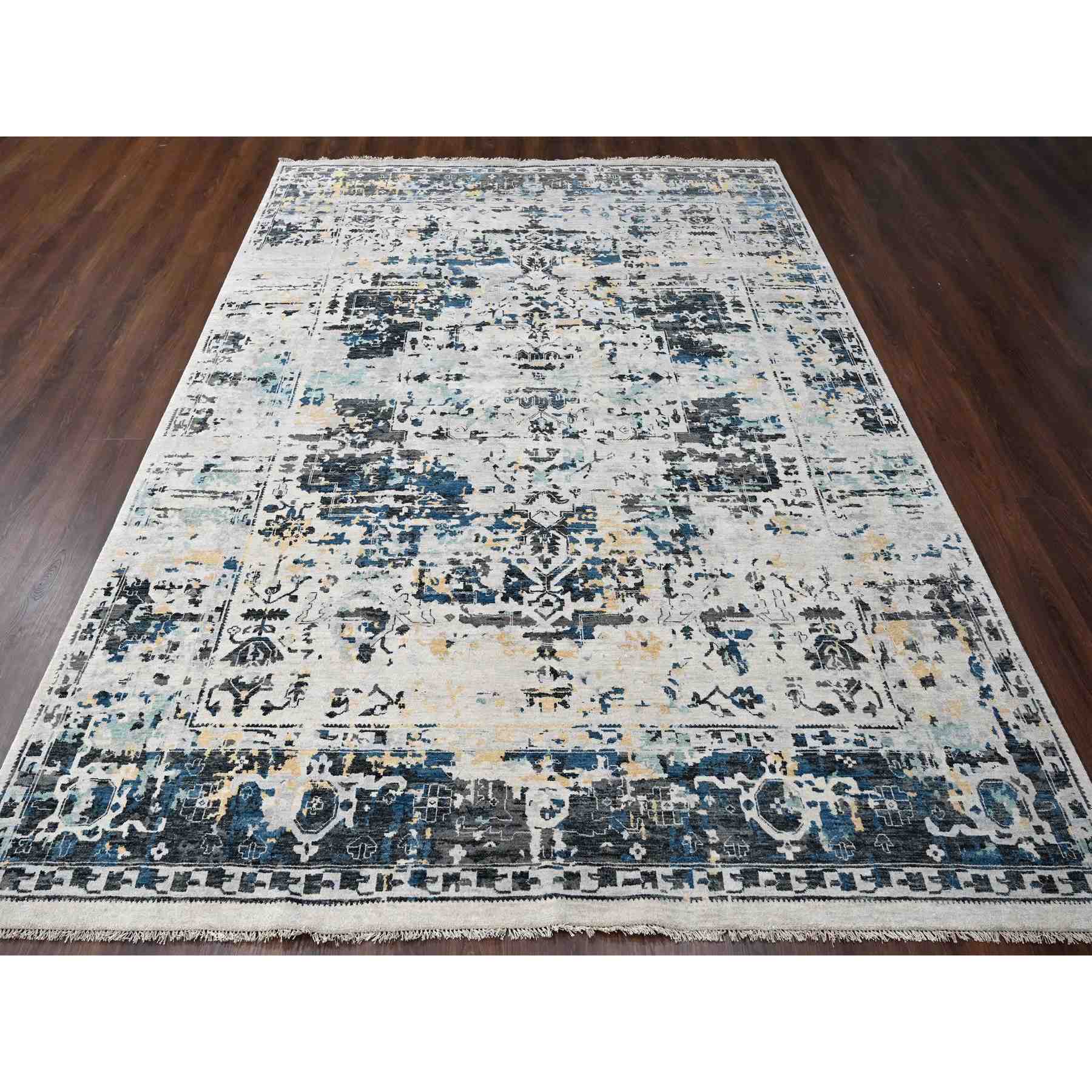 Transitional-Hand-Knotted-Rug-421510