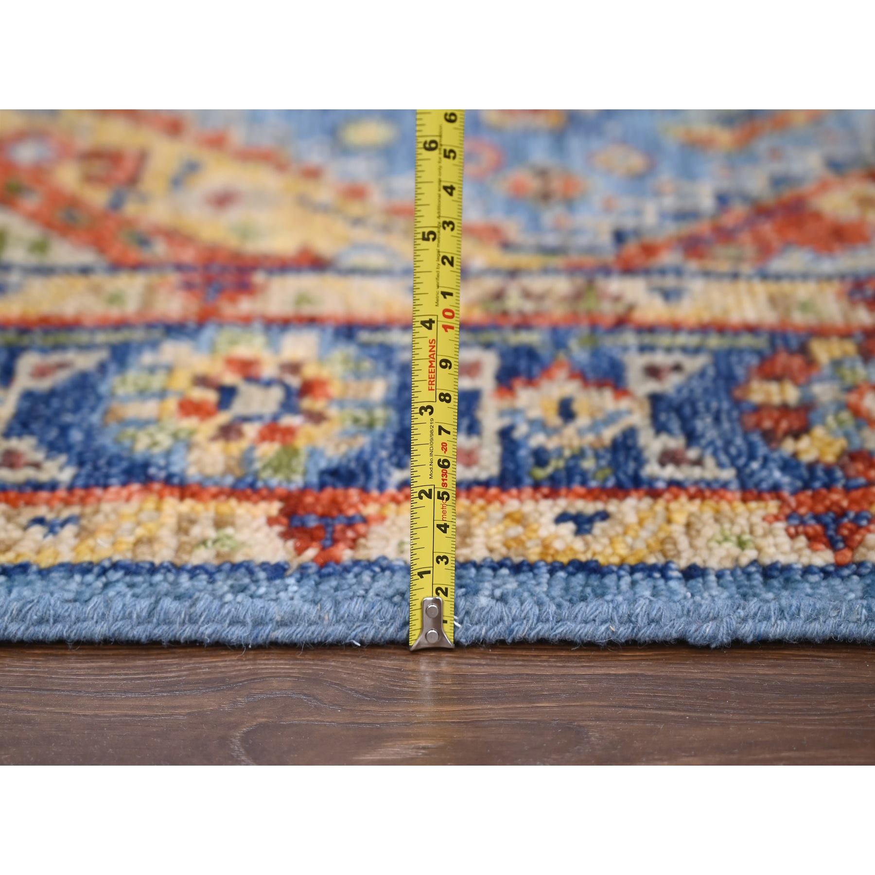 Tribal-Geometric-Hand-Knotted-Rug-420020