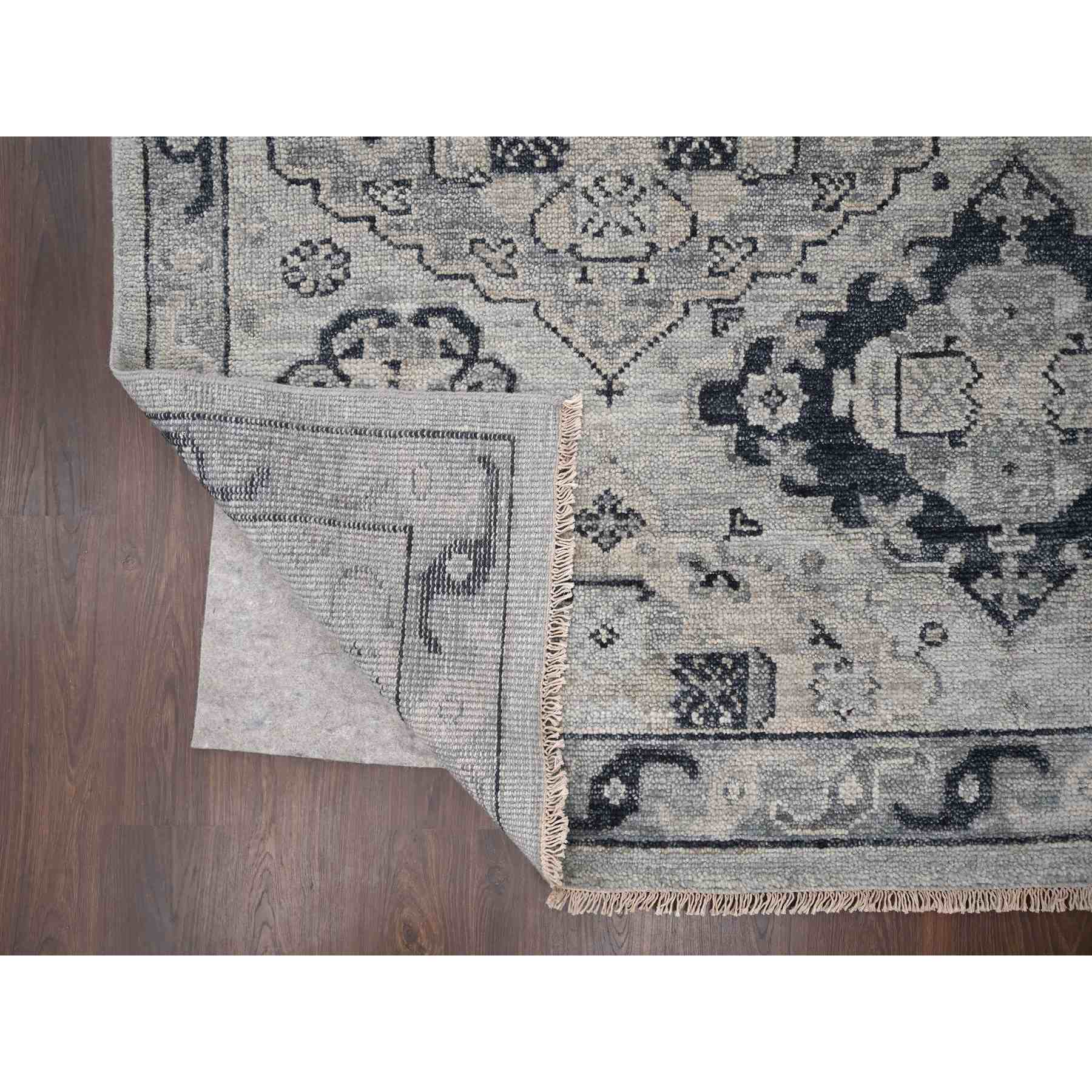 Tribal-Geometric-Hand-Knotted-Rug-420110