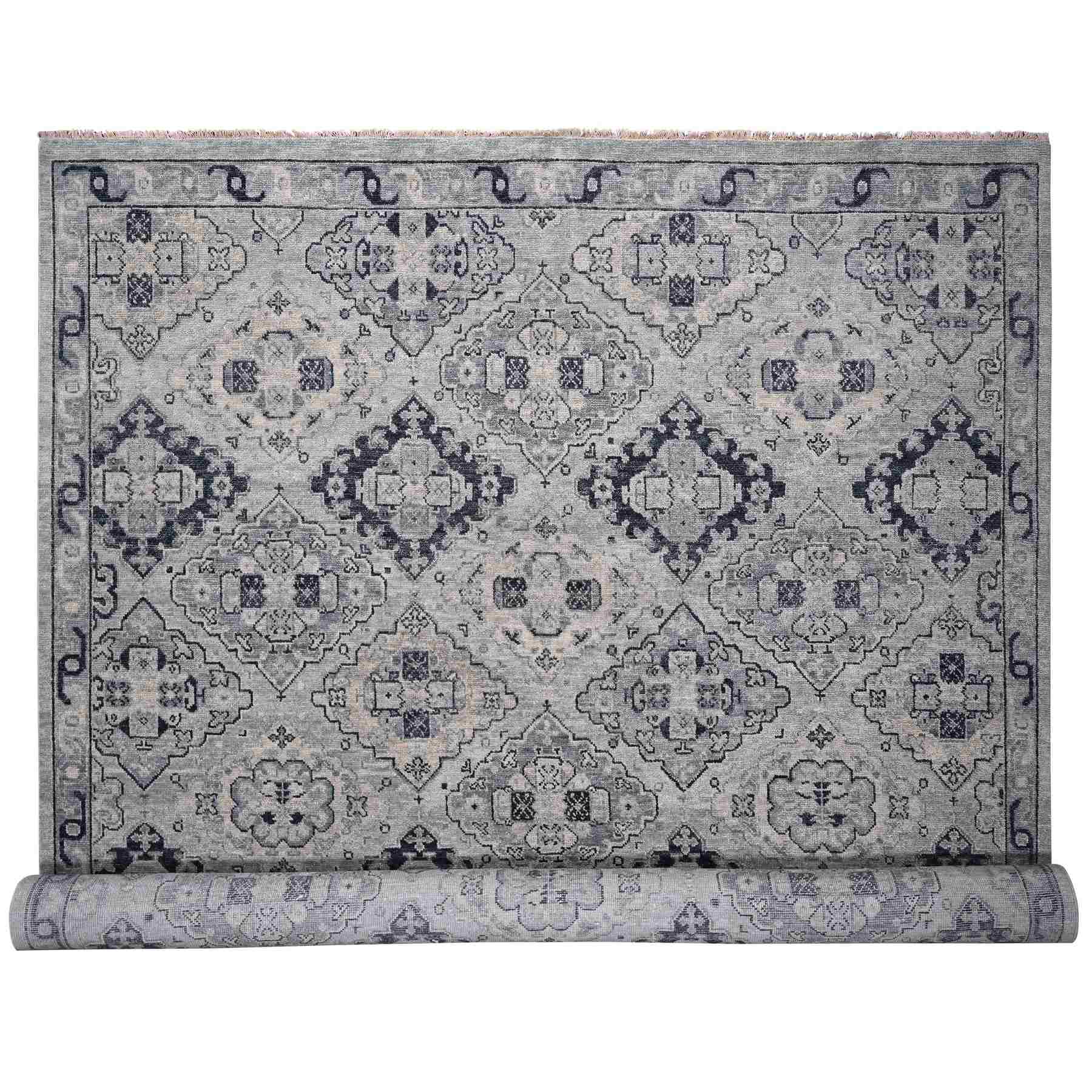 Tribal-Geometric-Hand-Knotted-Rug-420120