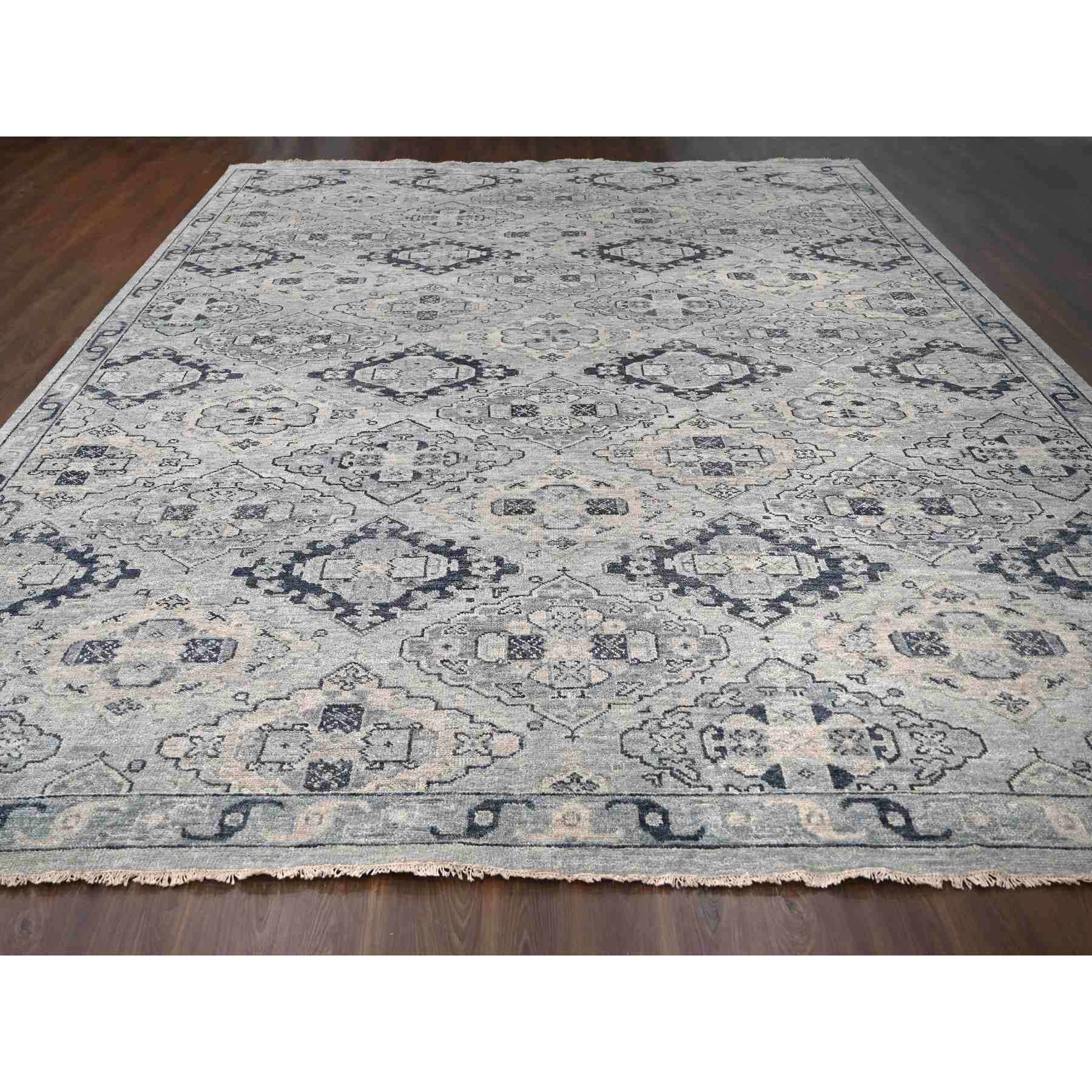 Tribal-Geometric-Hand-Knotted-Rug-420120