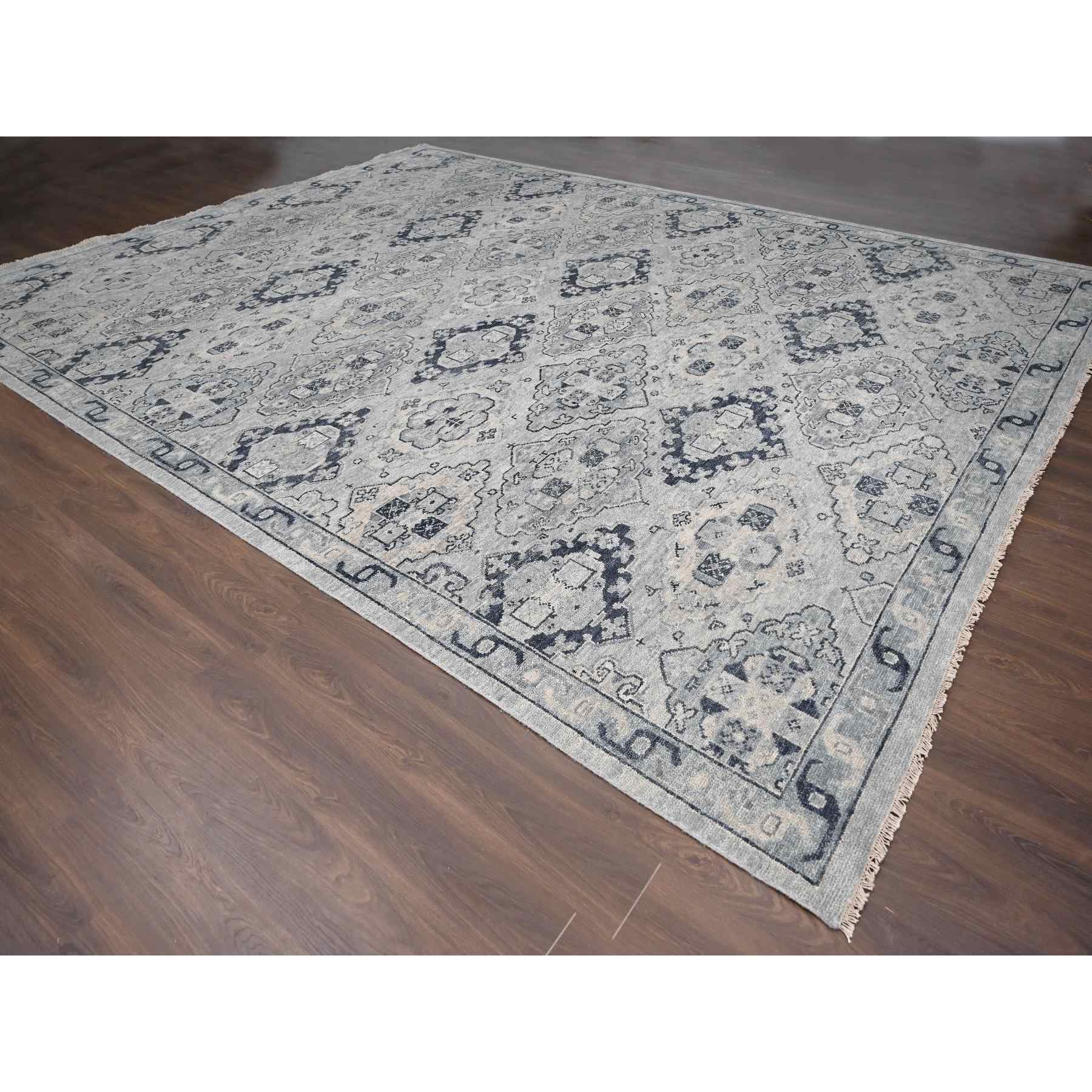 Tribal-Geometric-Hand-Knotted-Rug-420120