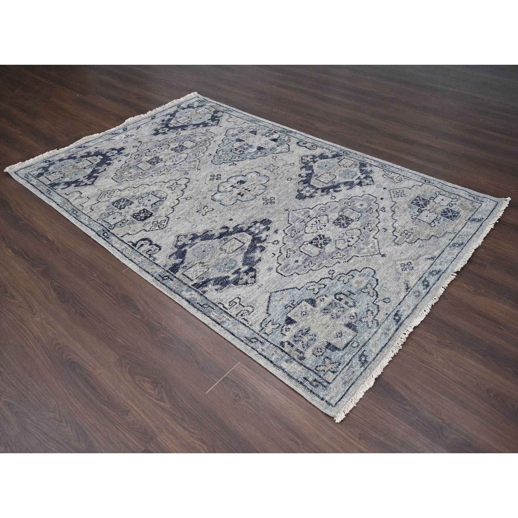 Tribal-Geometric-Hand-Knotted-Rug-420355