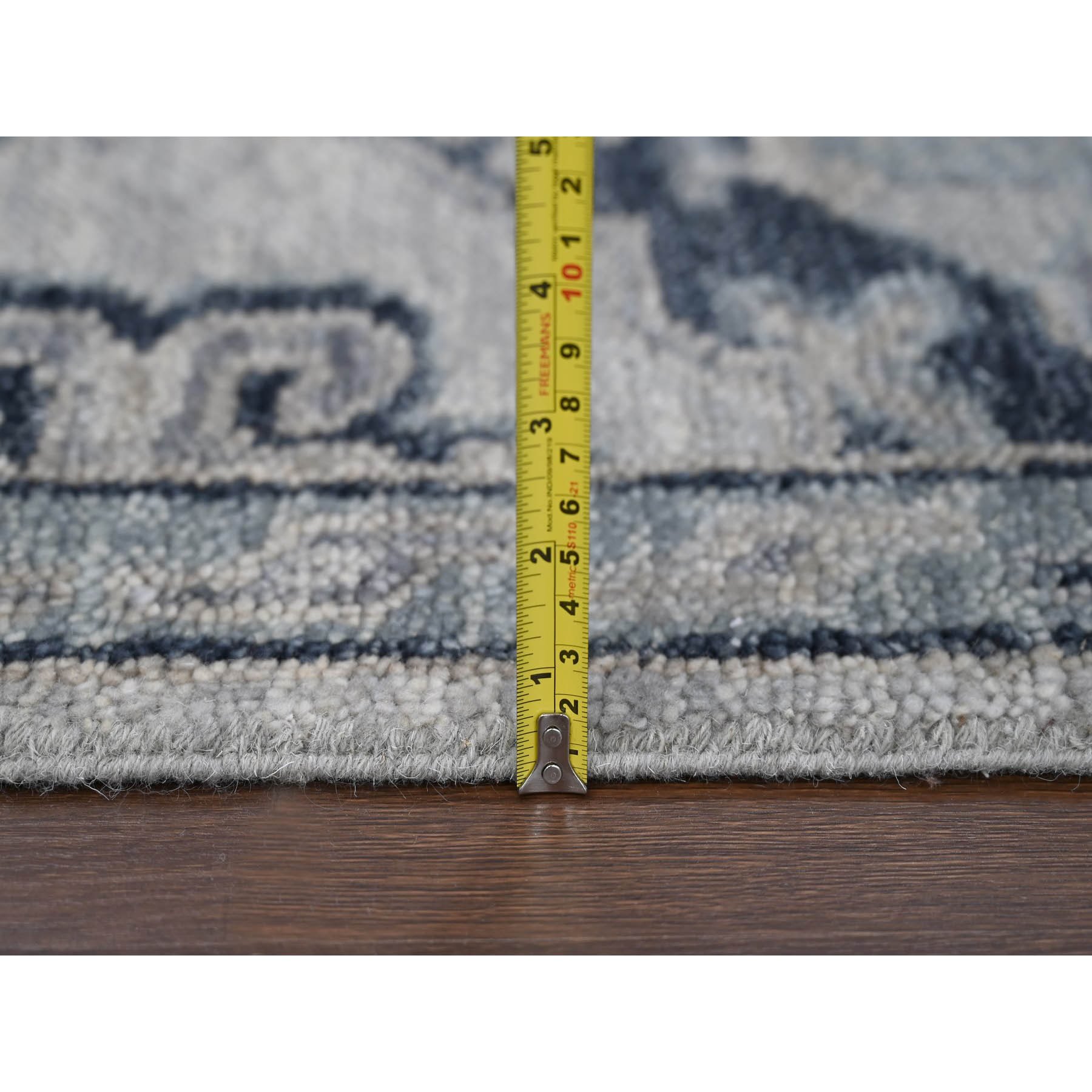 Tribal-Geometric-Hand-Knotted-Rug-420355