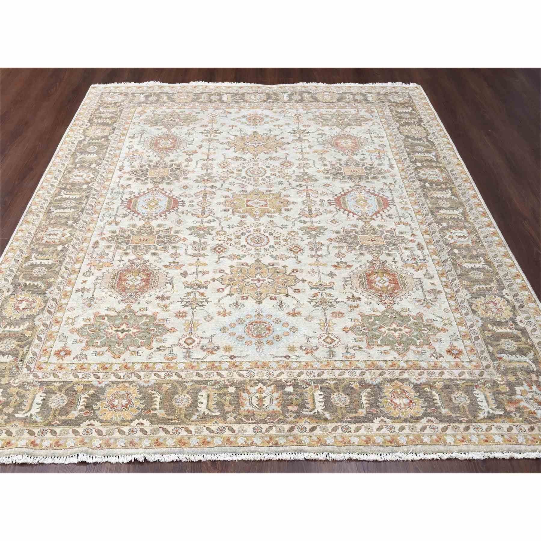 Heriz-Hand-Knotted-Rug-422635