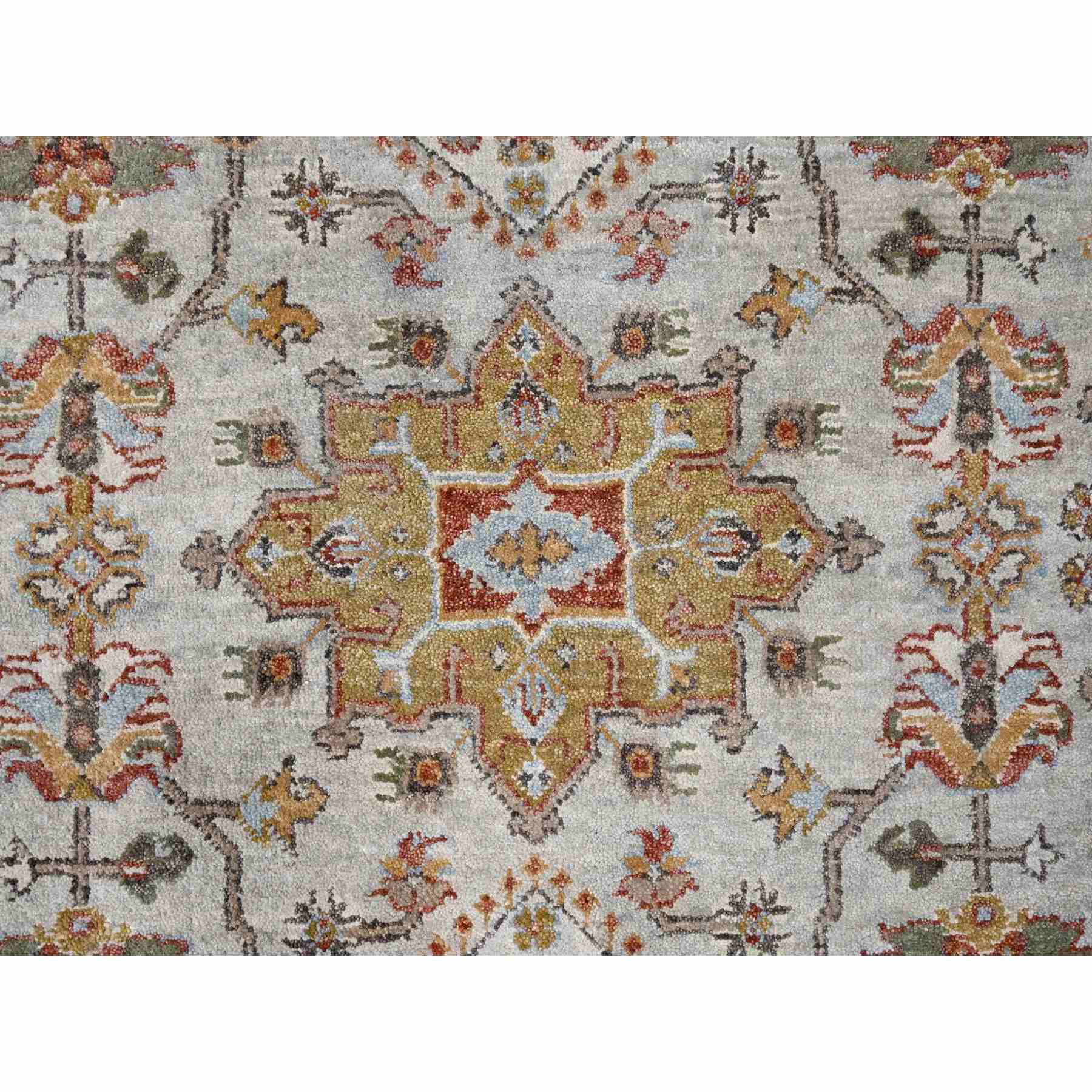 Heriz-Hand-Knotted-Rug-422635