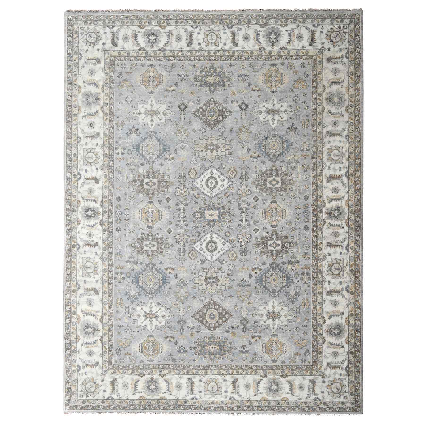 Heriz-Hand-Knotted-Rug-422835