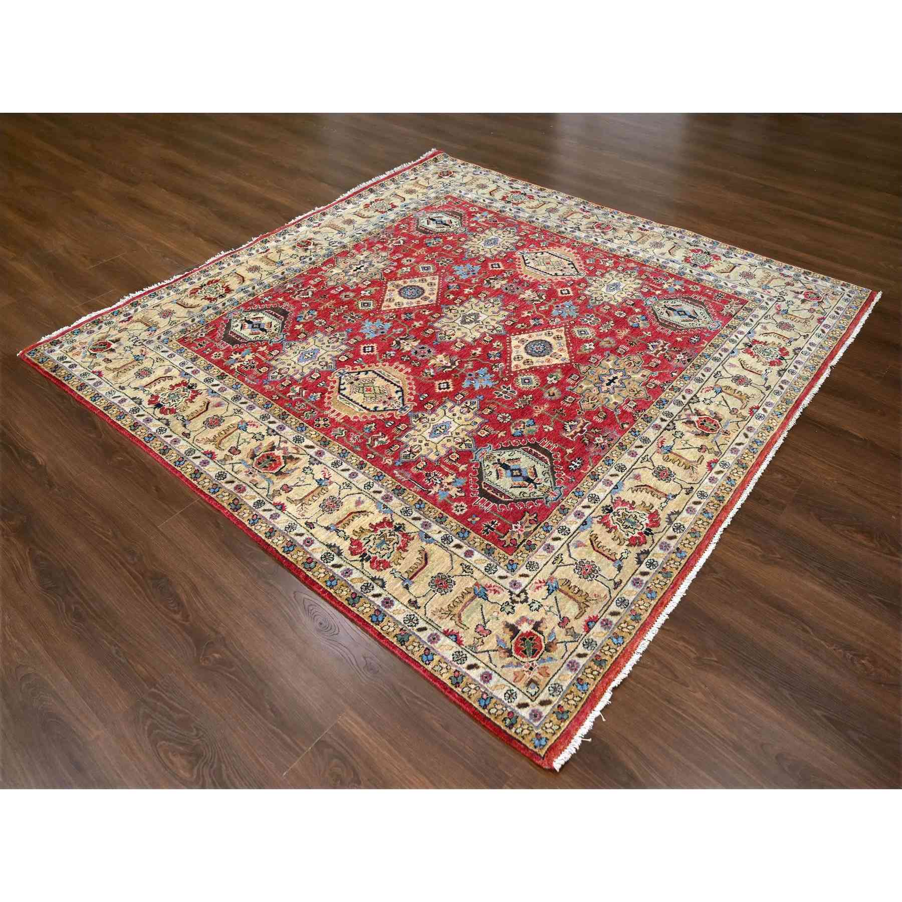 Heriz-Hand-Knotted-Rug-422965