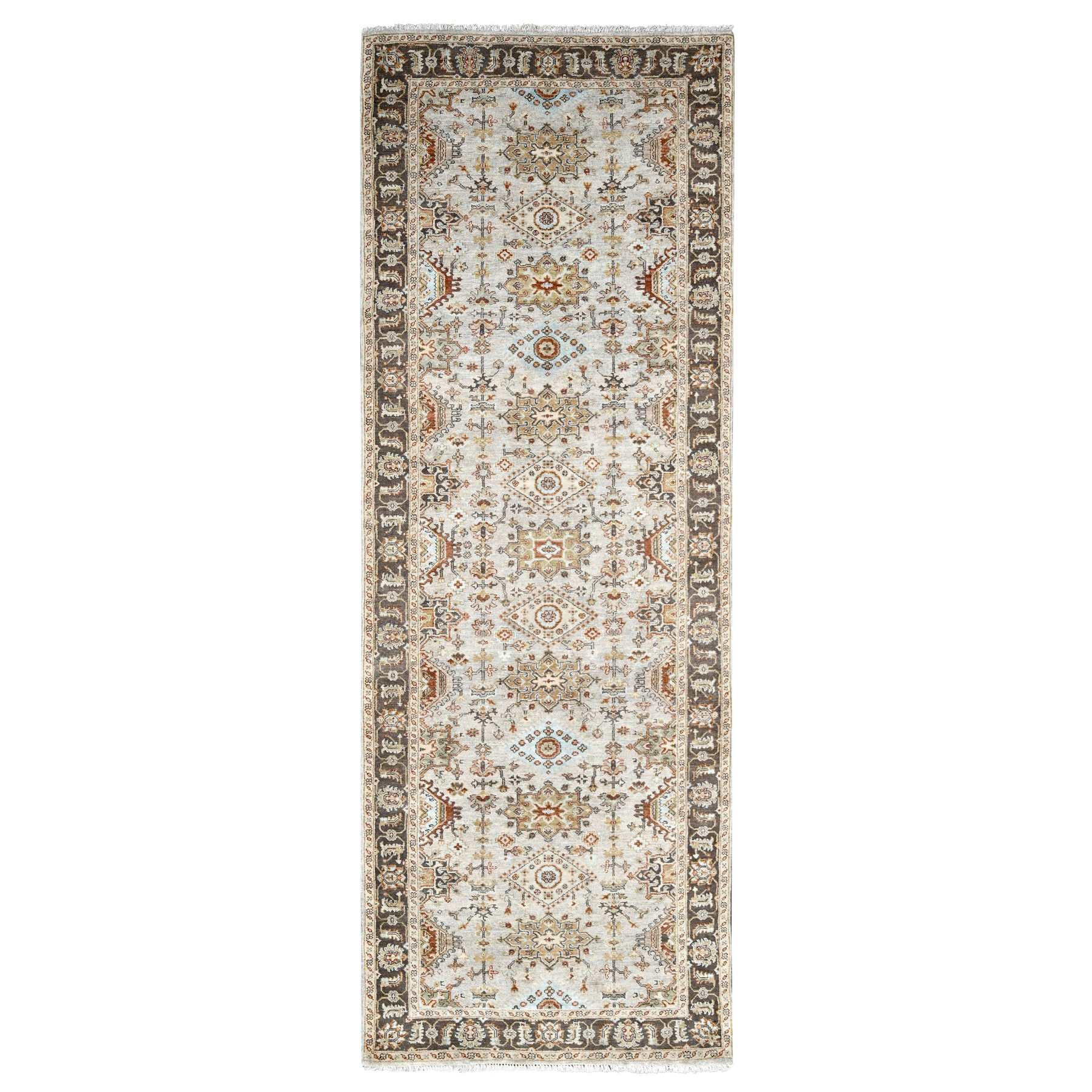 Heriz-Hand-Knotted-Rug-423455