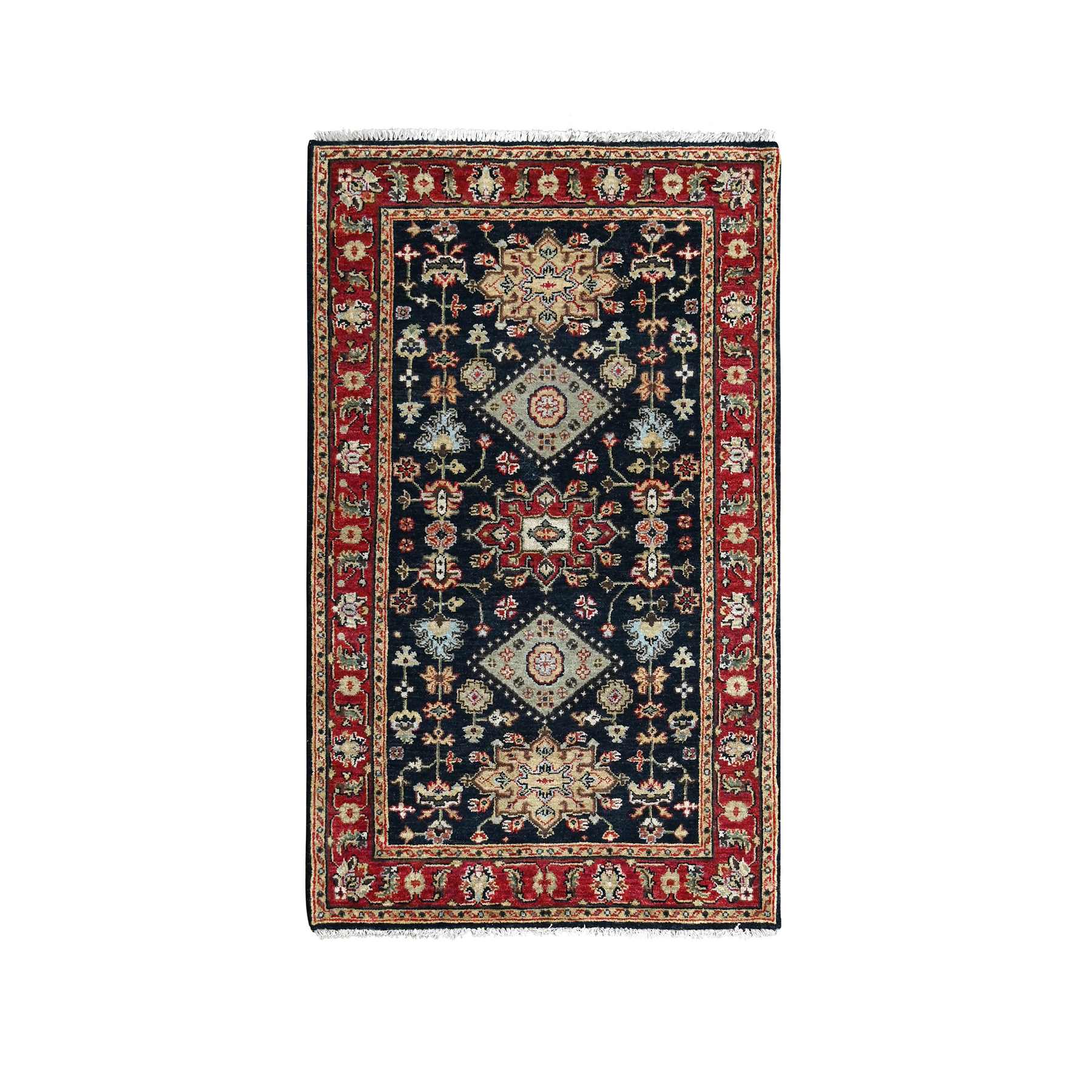 Heriz-Hand-Knotted-Rug-423555