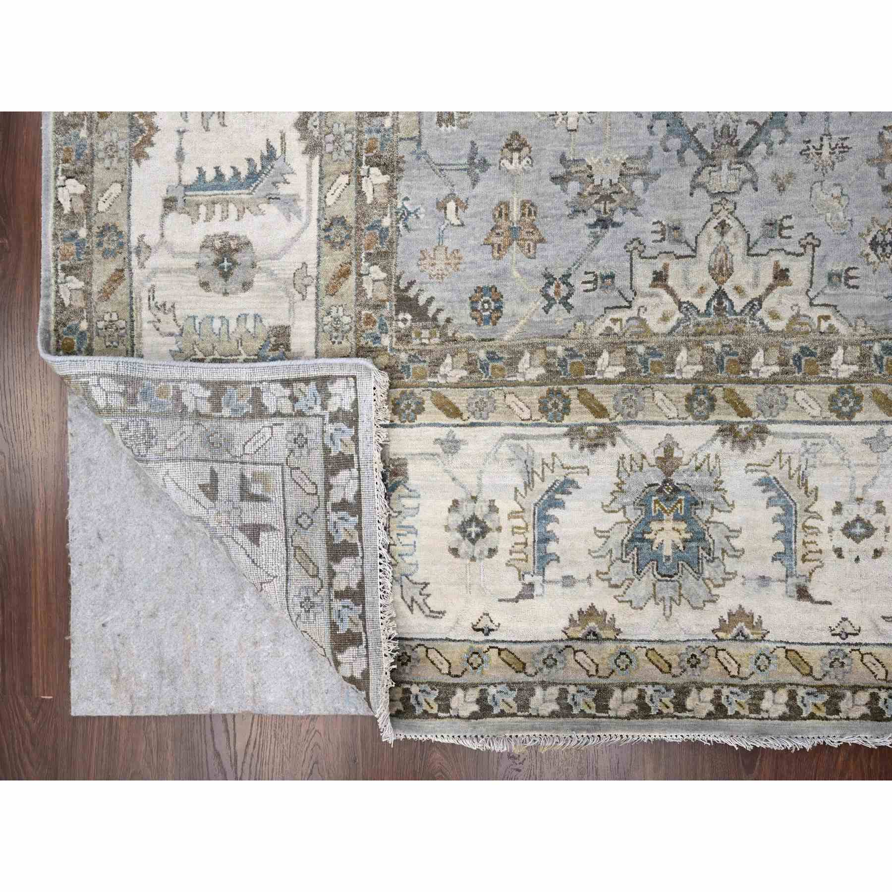 Heriz-Hand-Knotted-Rug-423990