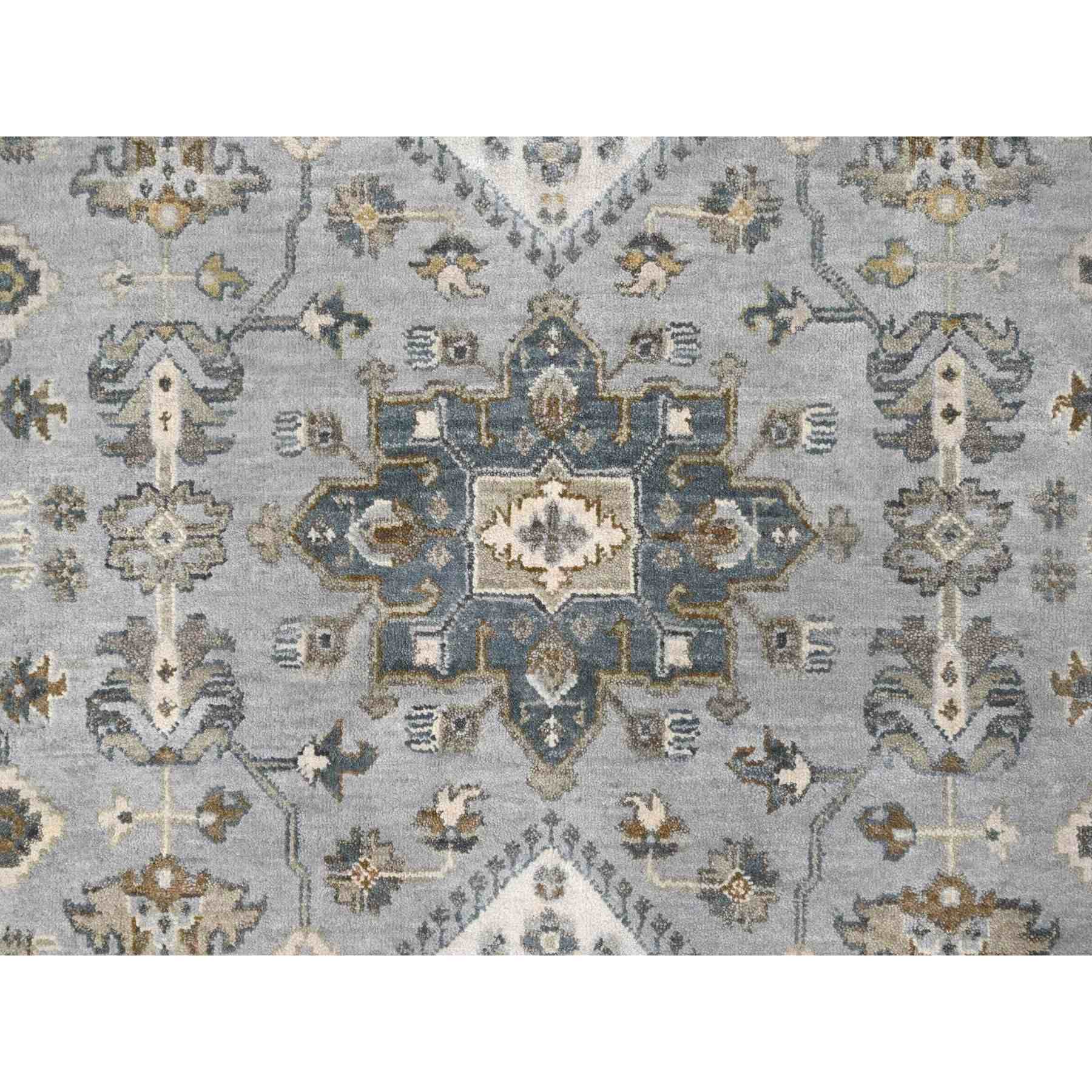 Heriz-Hand-Knotted-Rug-423990