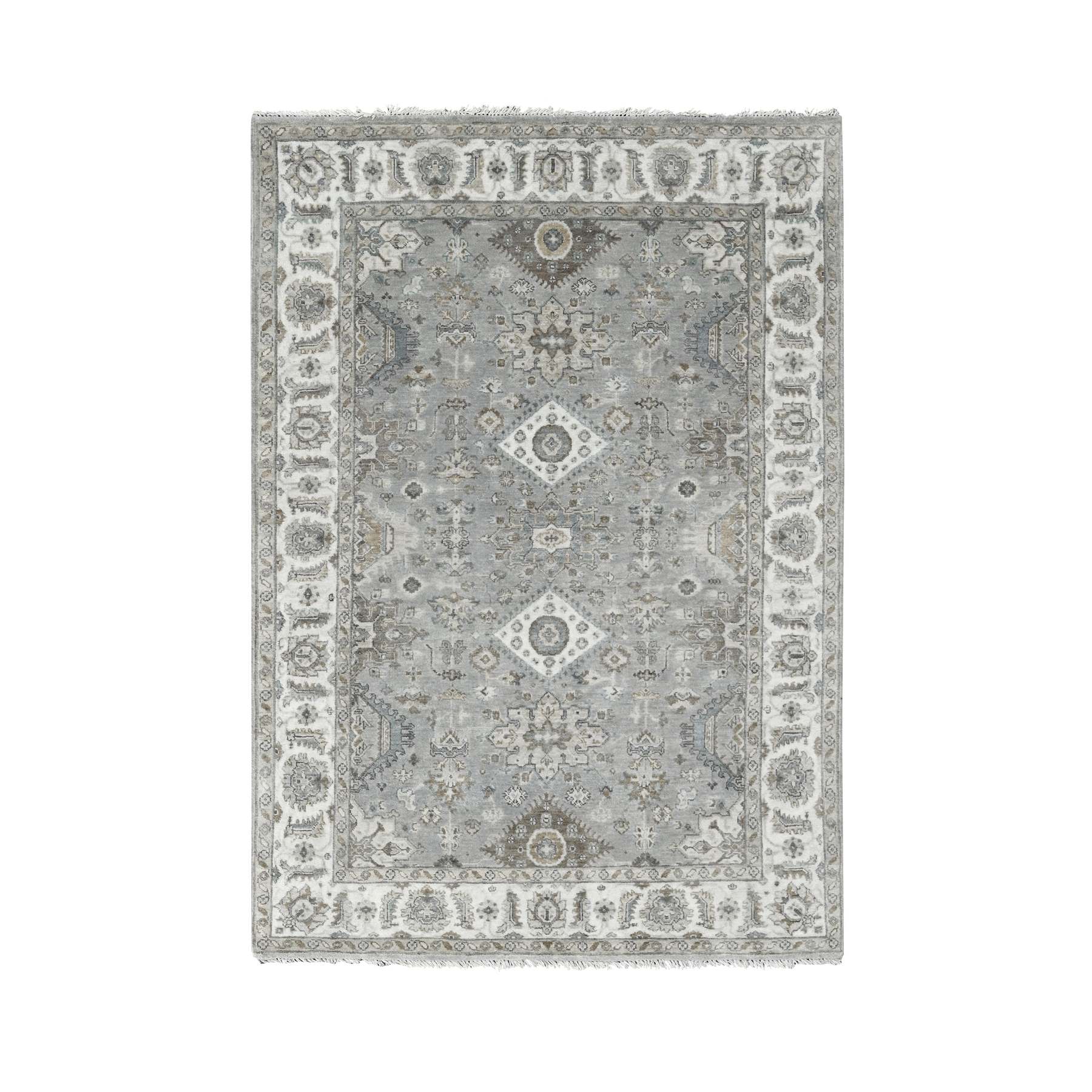 Heriz-Hand-Knotted-Rug-424015