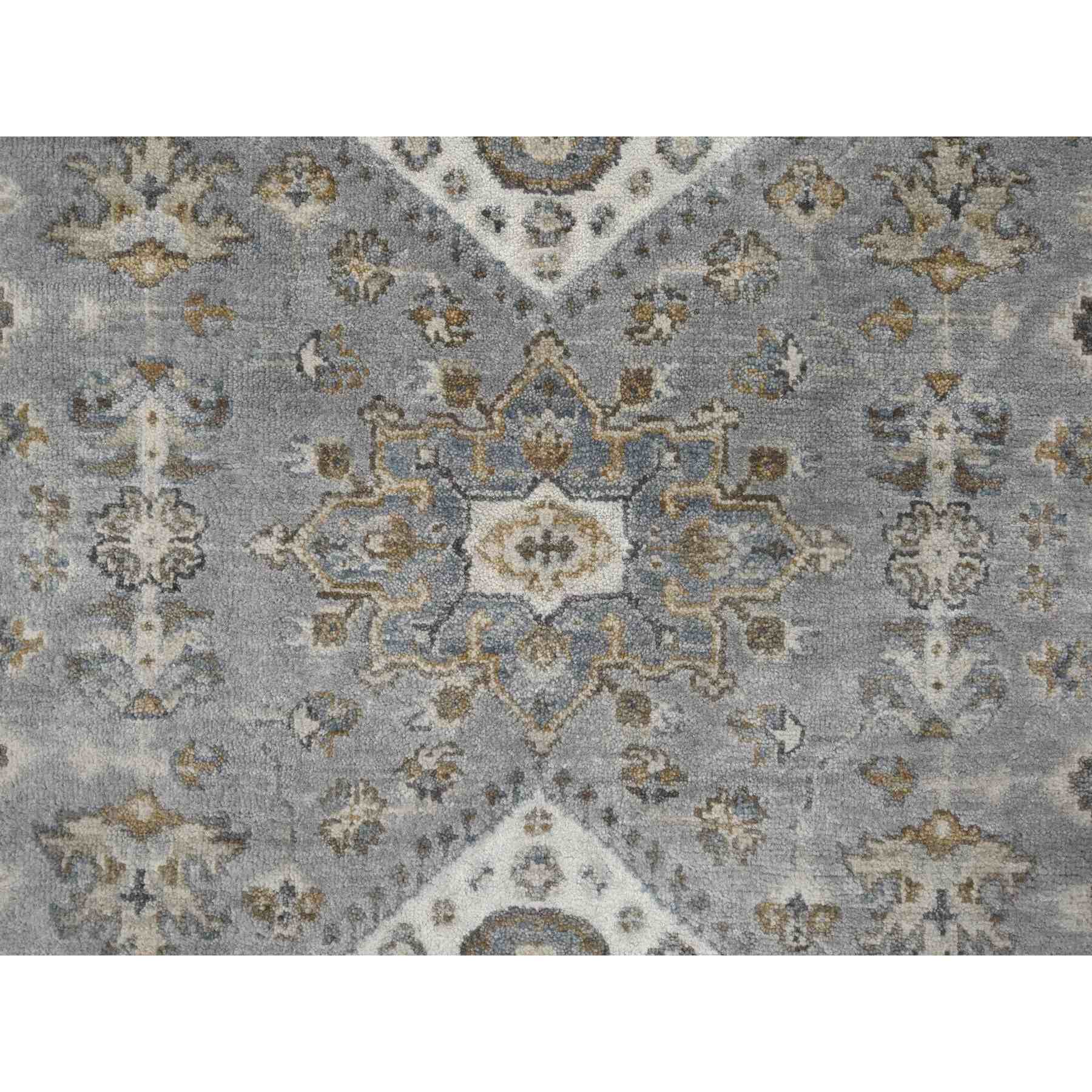 Heriz-Hand-Knotted-Rug-424015