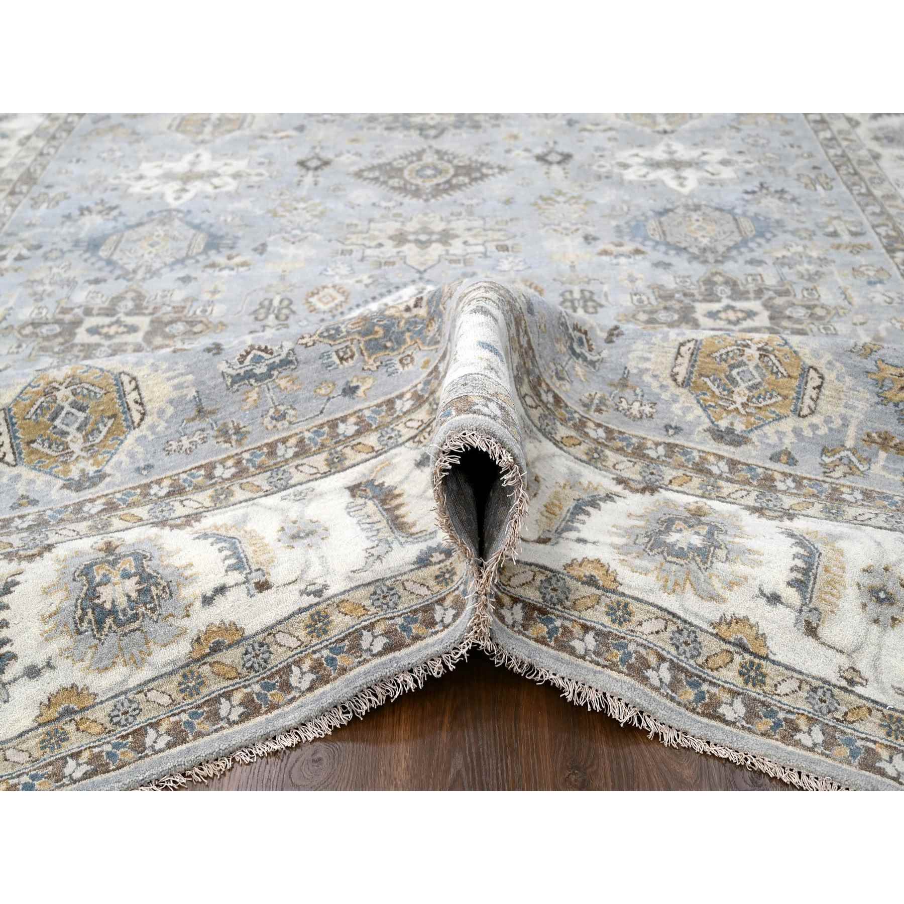 Heriz-Hand-Knotted-Rug-424105