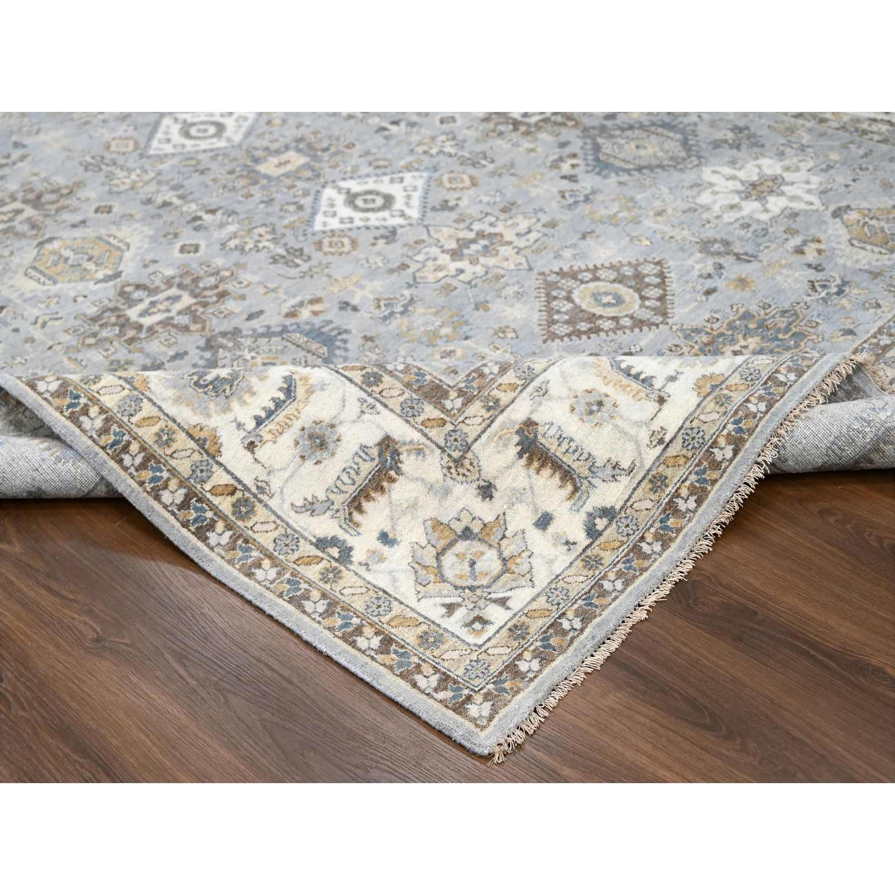 Heriz-Hand-Knotted-Rug-424105