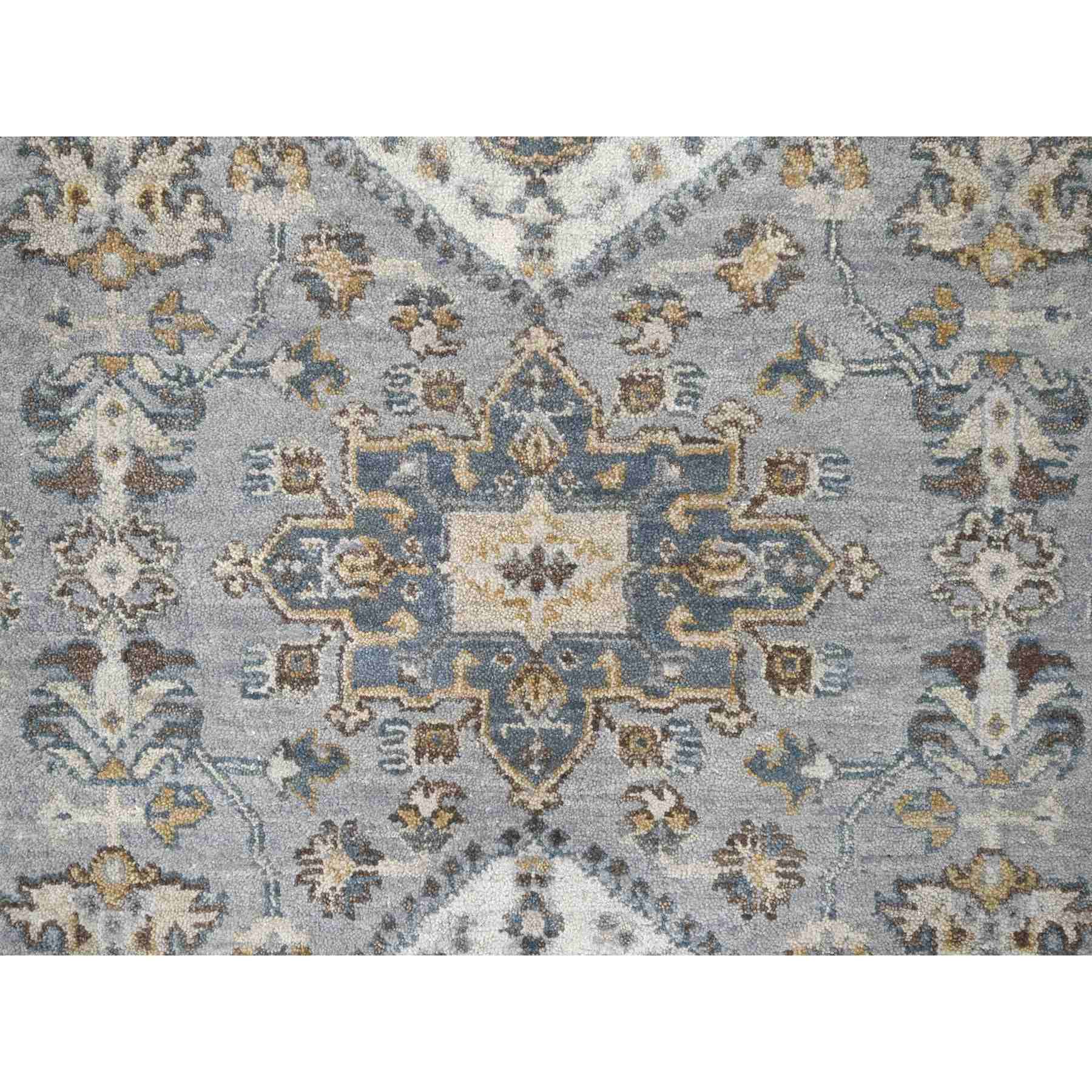 Heriz-Hand-Knotted-Rug-424105