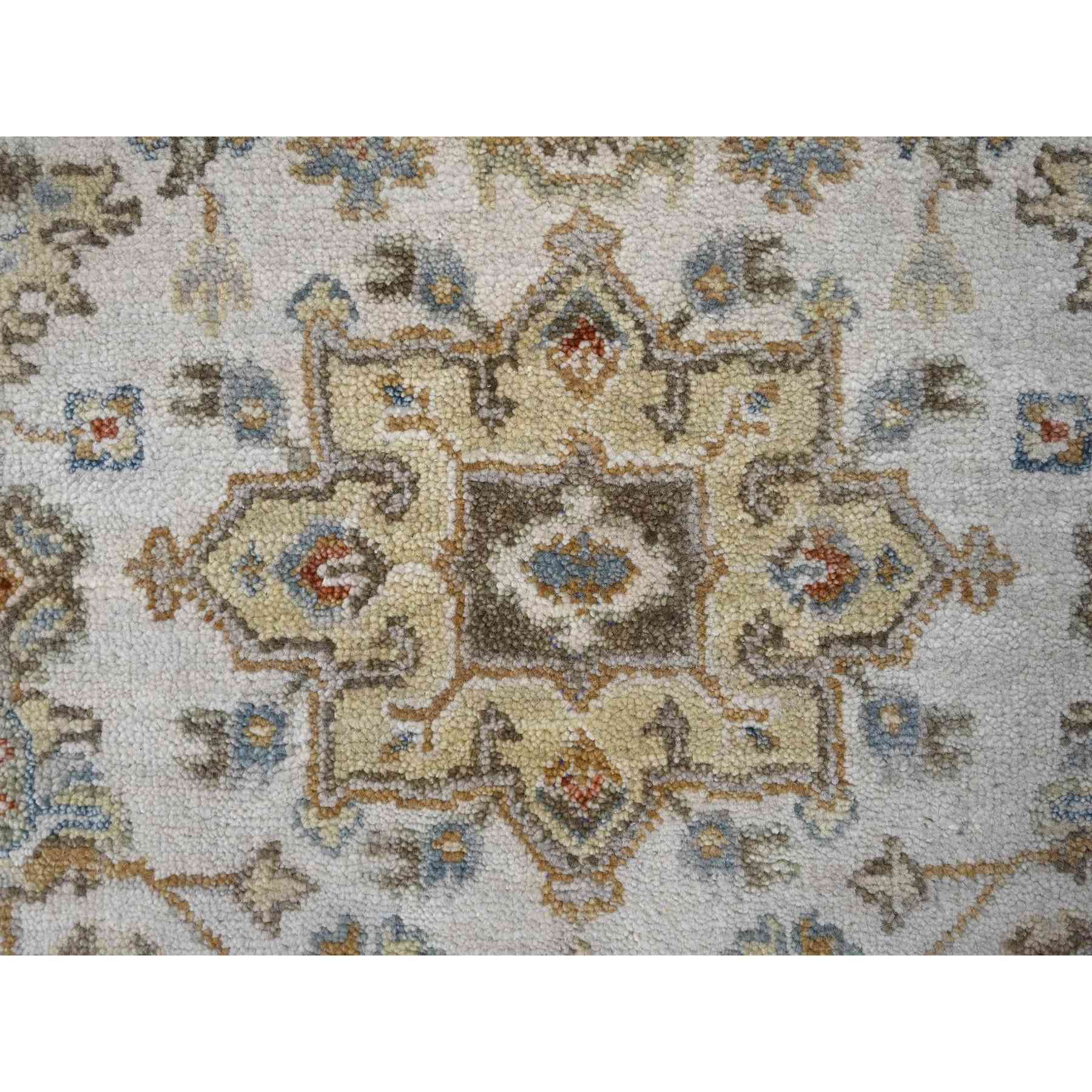 Heriz-Hand-Knotted-Rug-424130